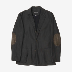 Wool Blend Twill Blazer