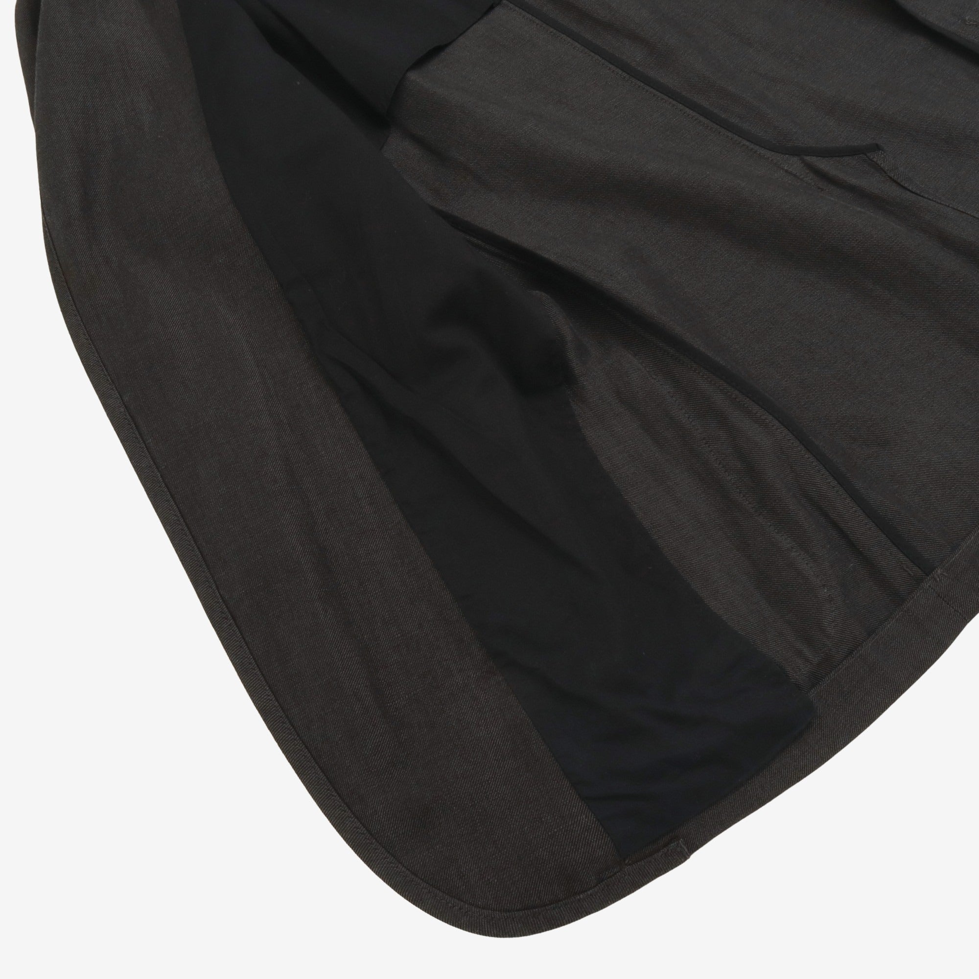 Wool Blend Twill Blazer