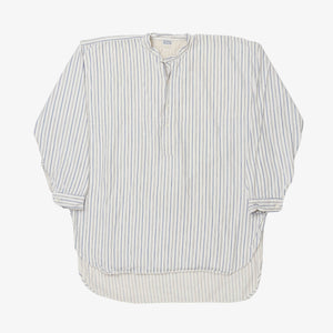 Striped Collarless Pullover