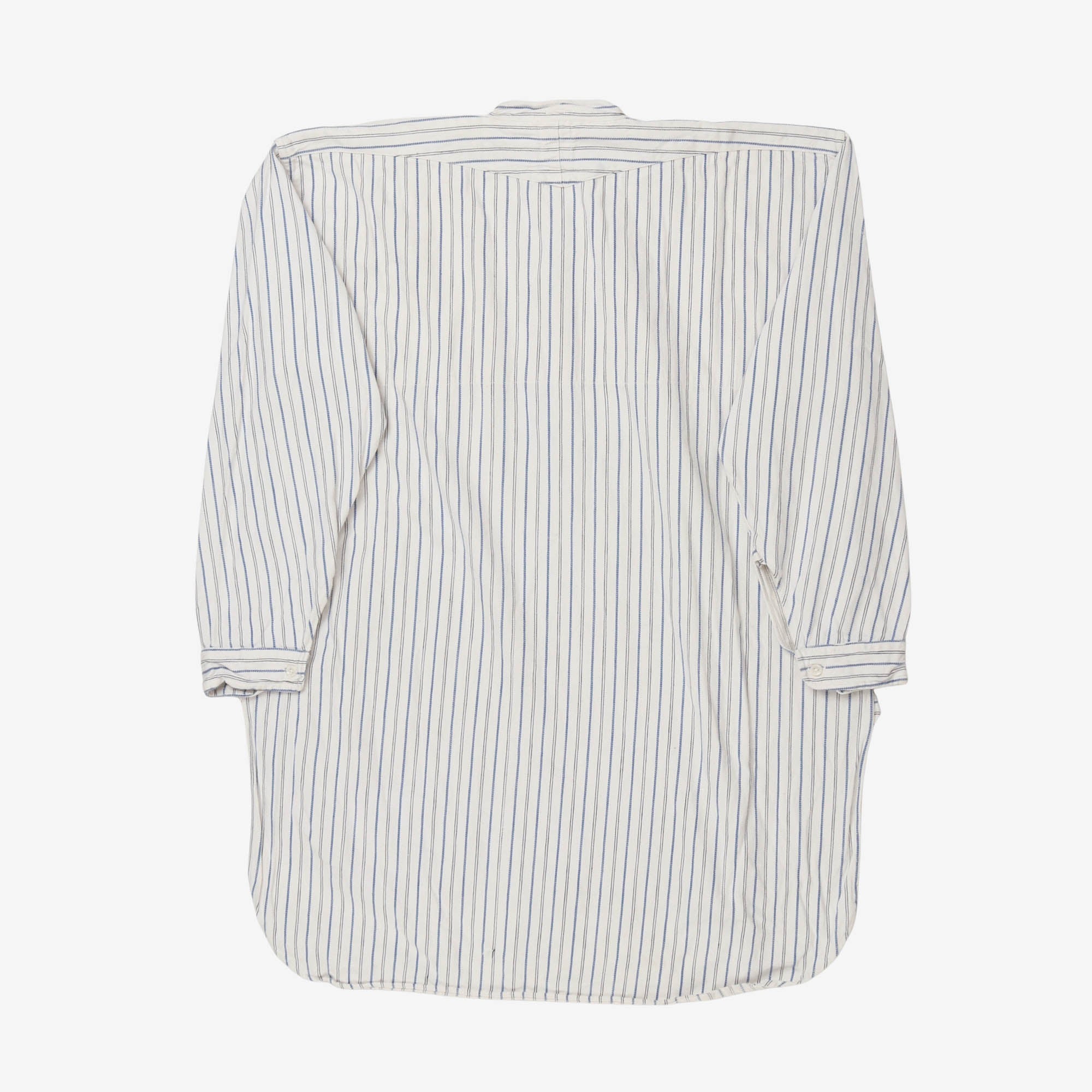 Striped Collarless Pullover