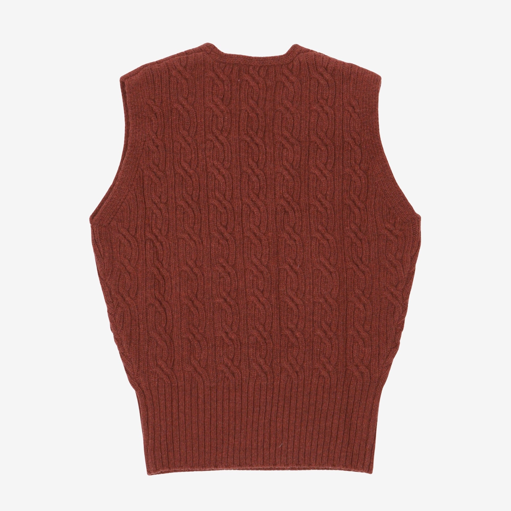 Cable Knit Vest