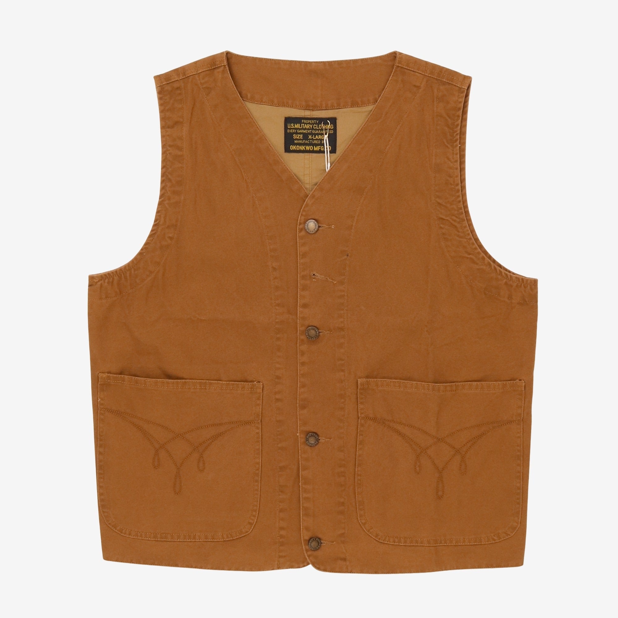 Canvas Work Vest