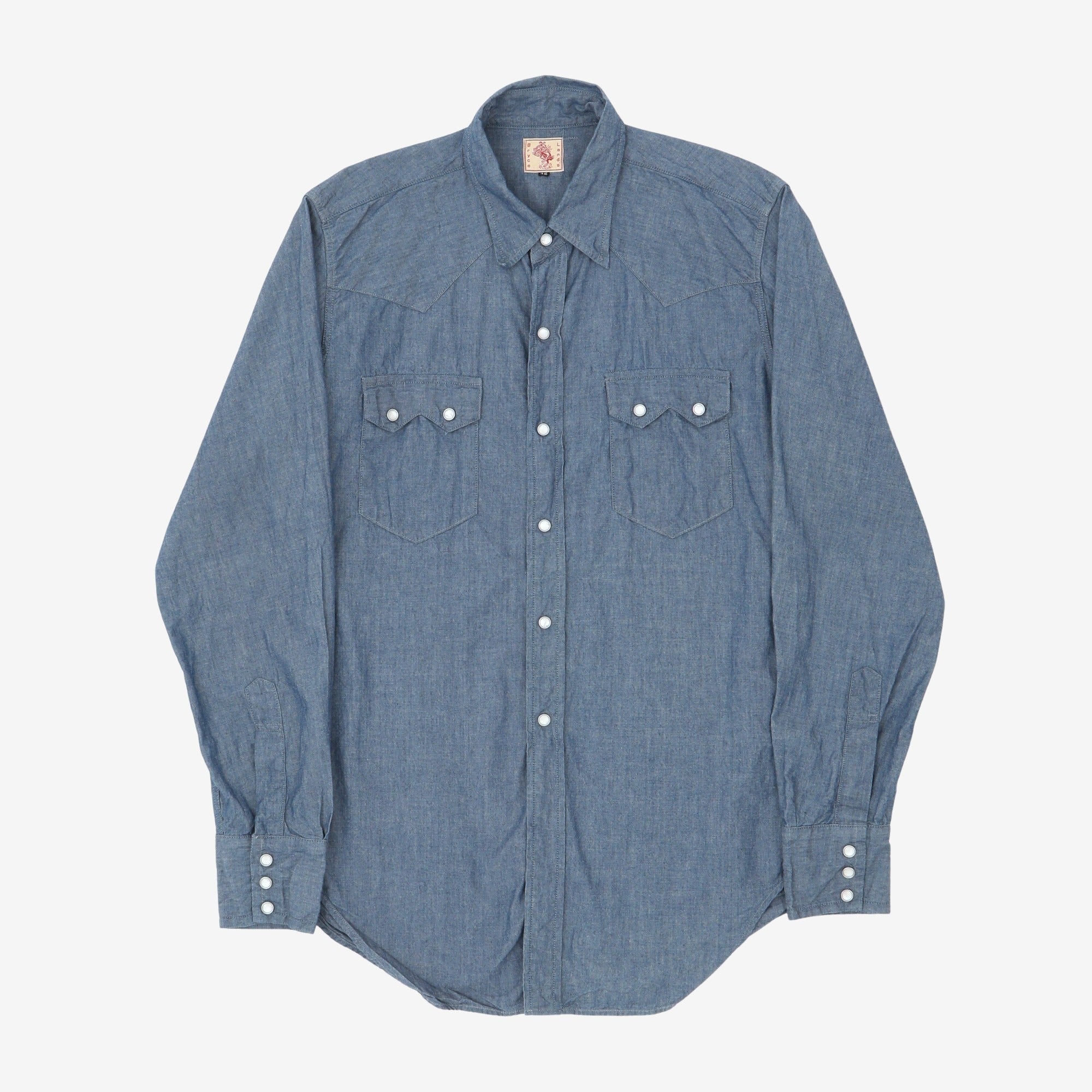 Sawtooth Chambray Western Shirt