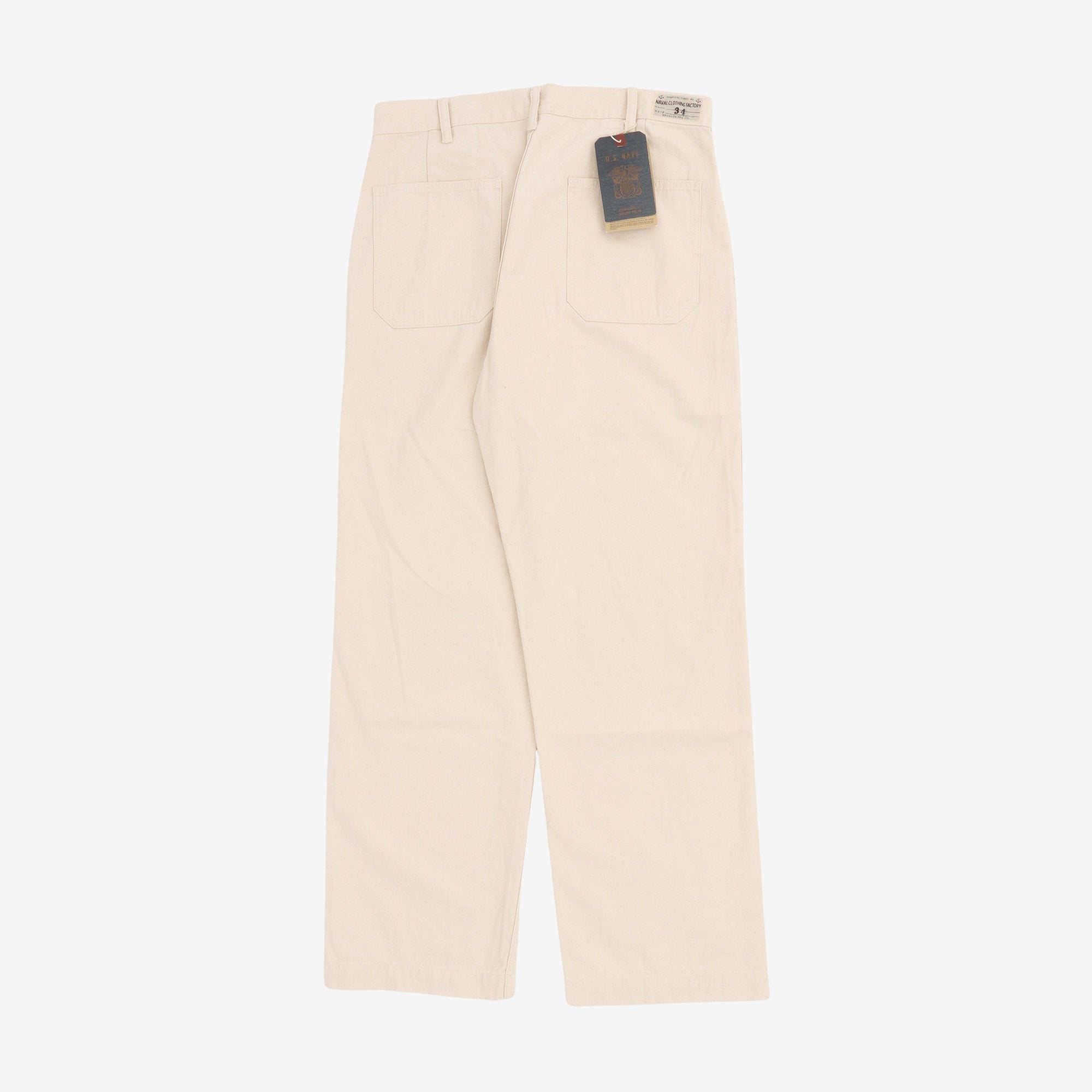 USN Herringbone Deck Pants (34W X 32L)