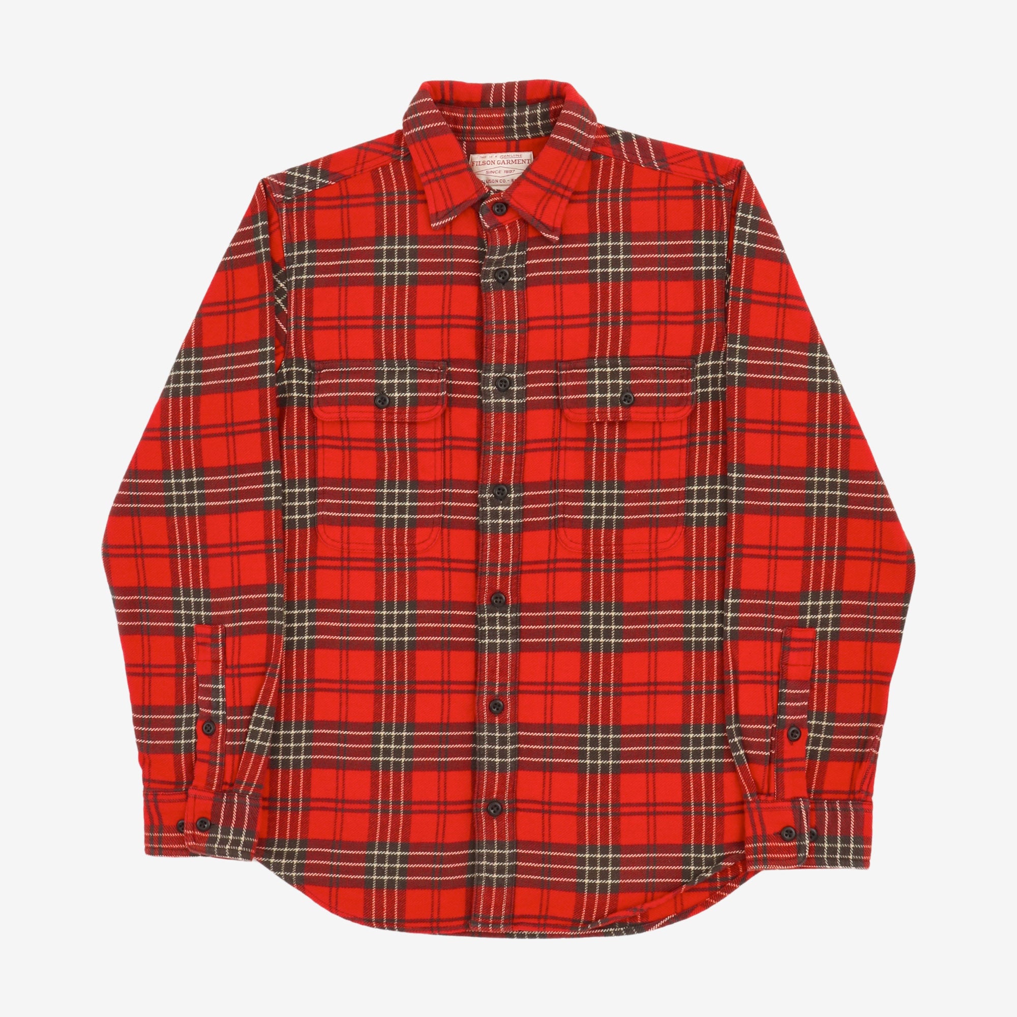 Plaid Flannel Work Shirt