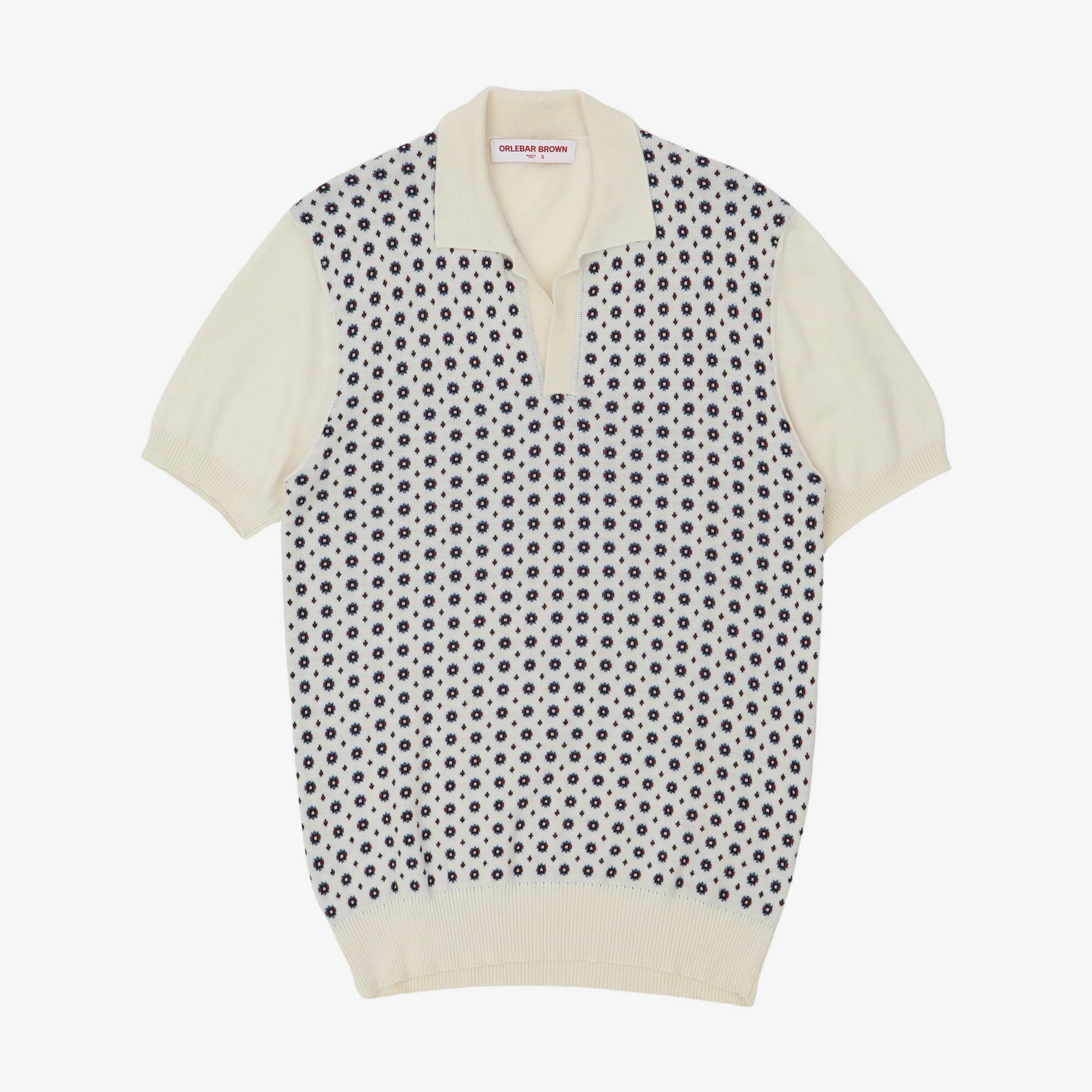Horton Cravat Jacquard Knit Polo