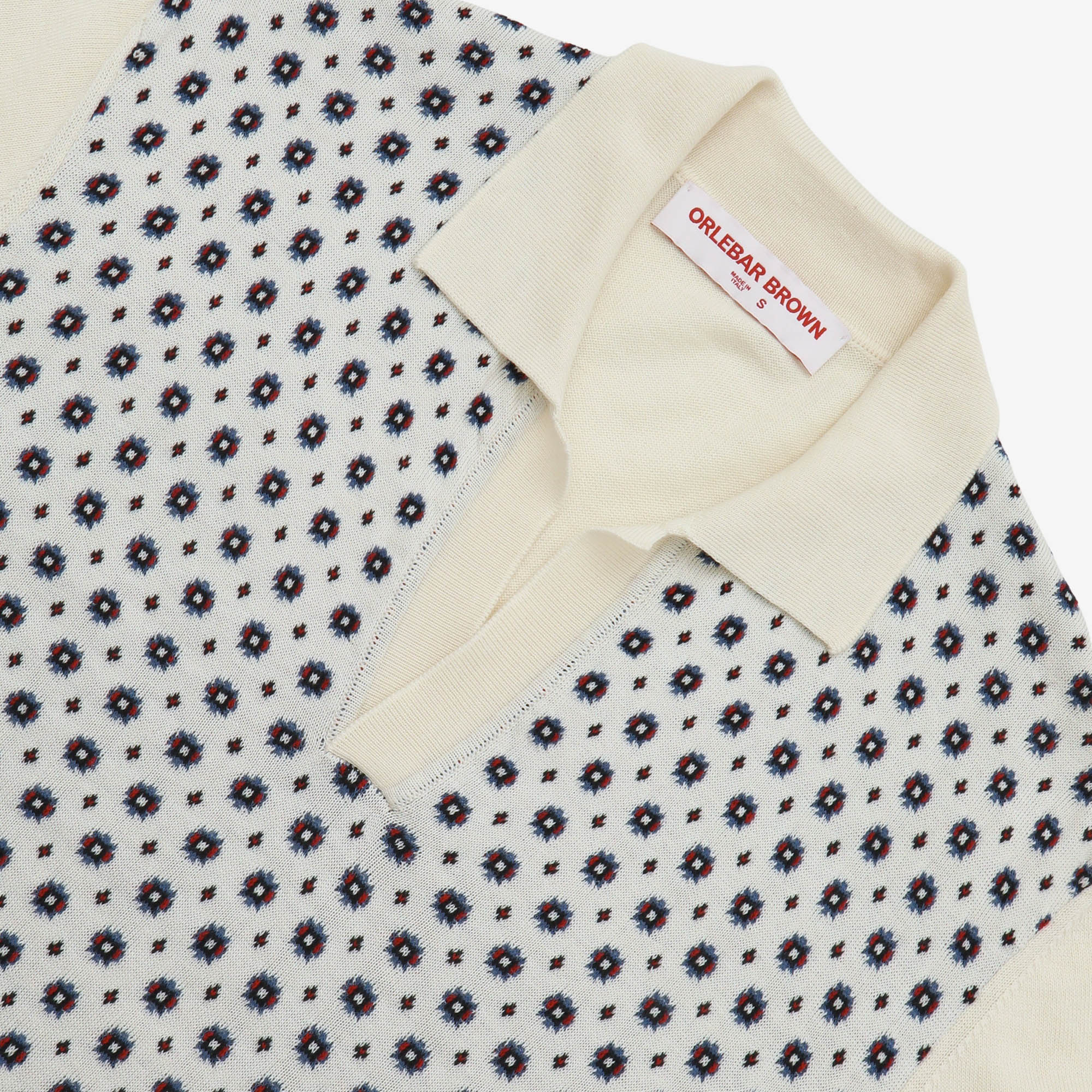 Horton Cravat Jacquard Knit Polo