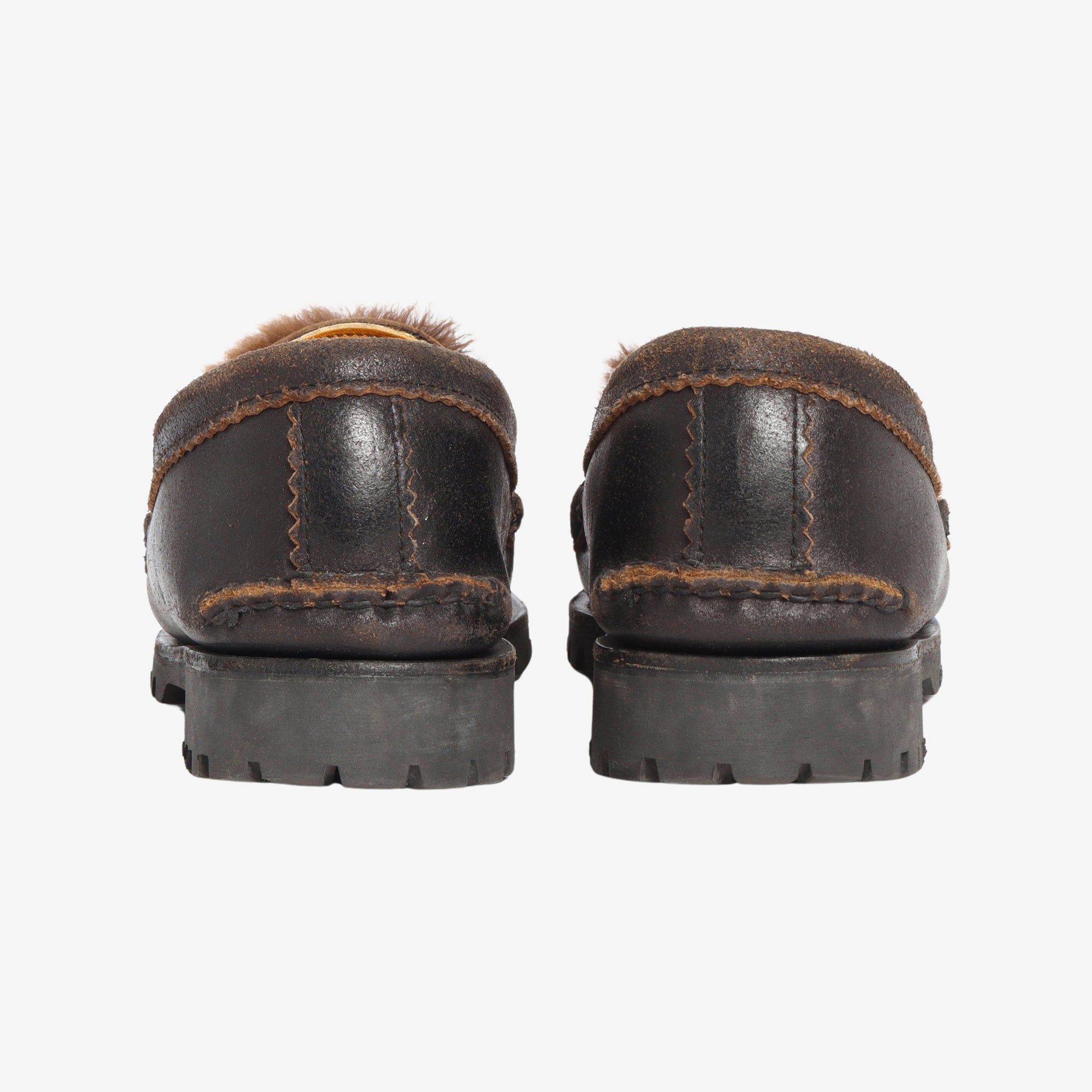 Beaver Hair Penny Loafers