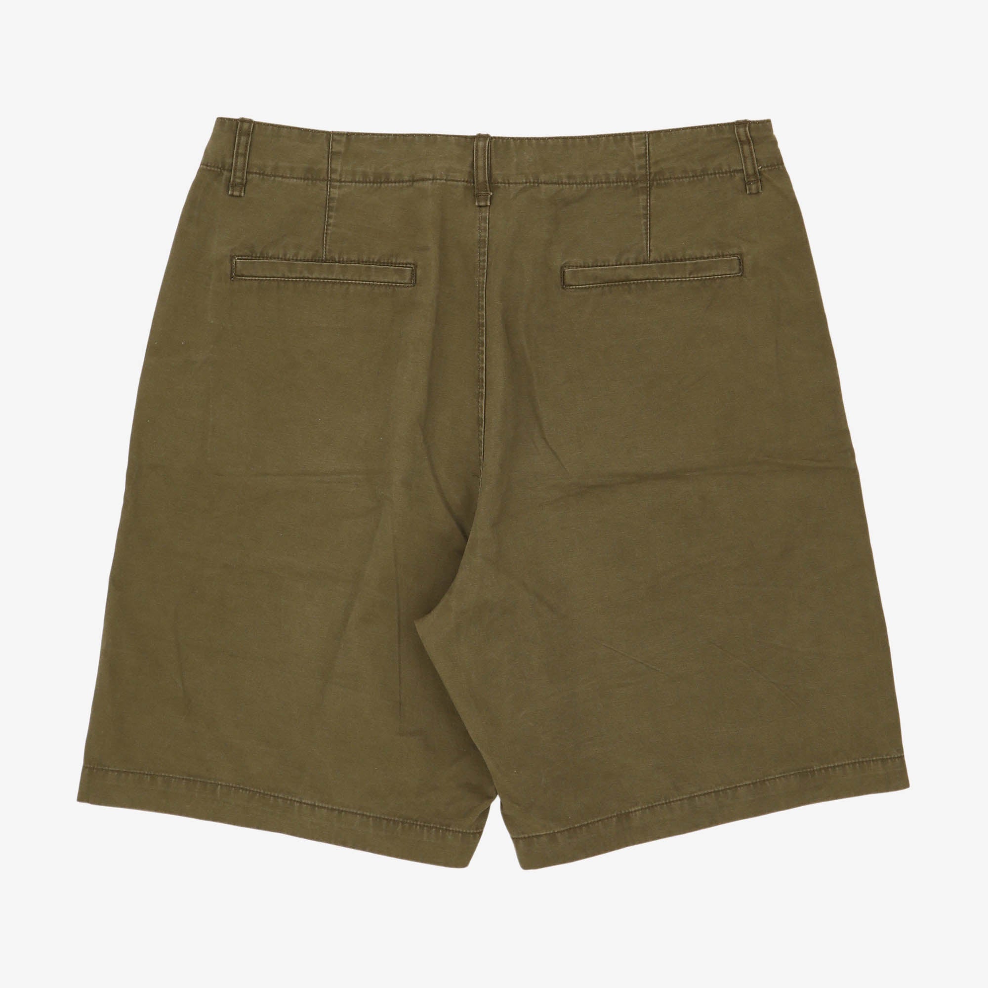 1930s Washed Officer Chino Shorts (32W)