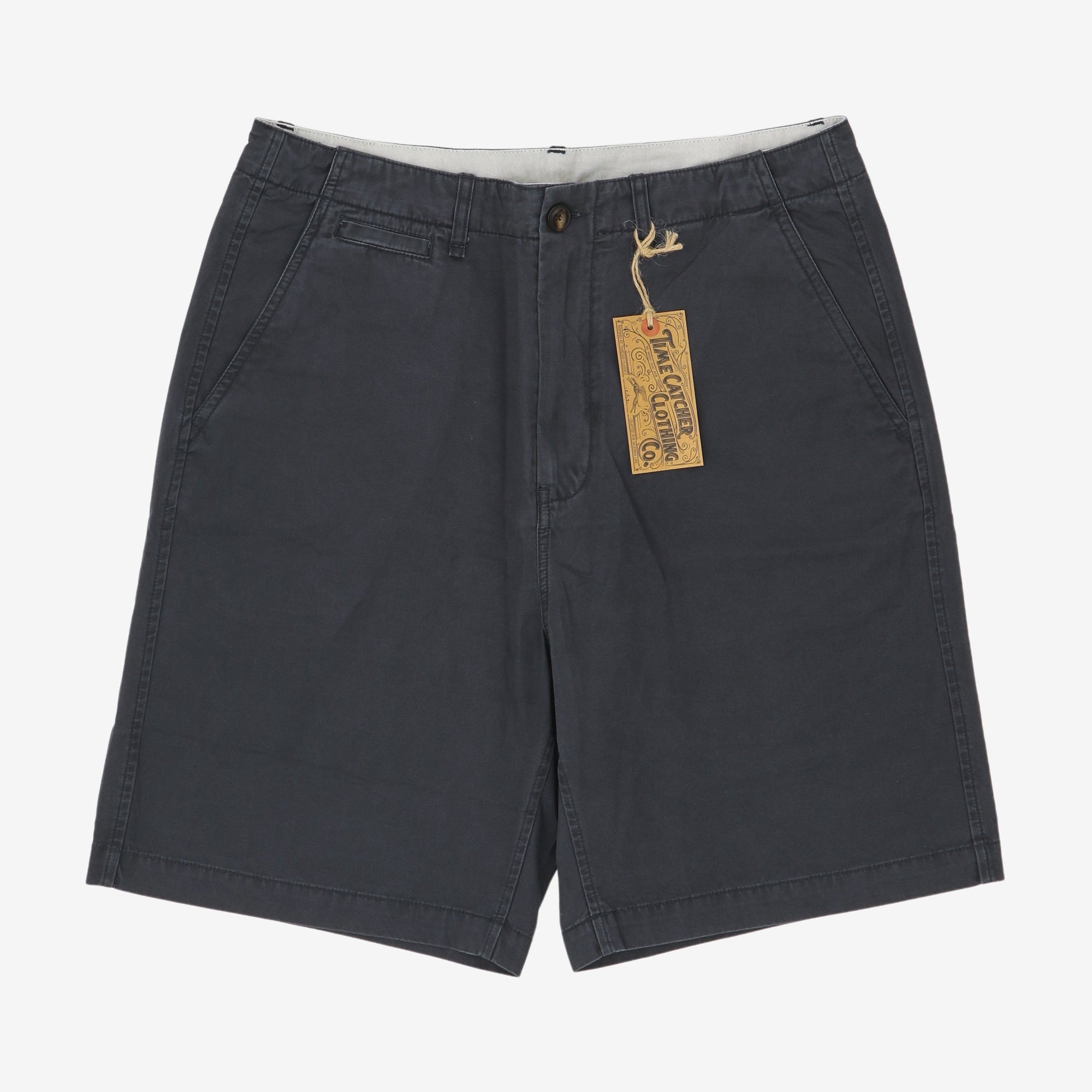 1930s Washed Officer Chino Shorts (31W)
