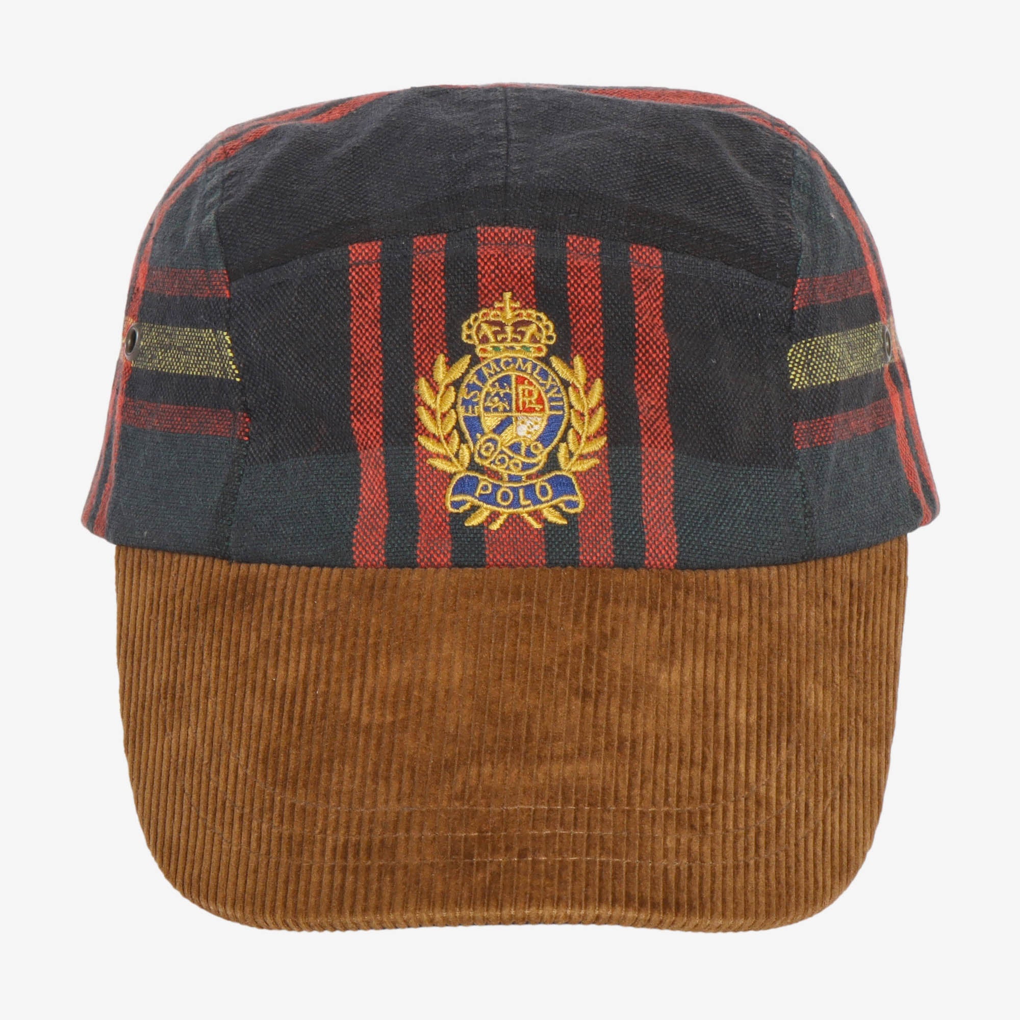 Patchwork Plaid Cap