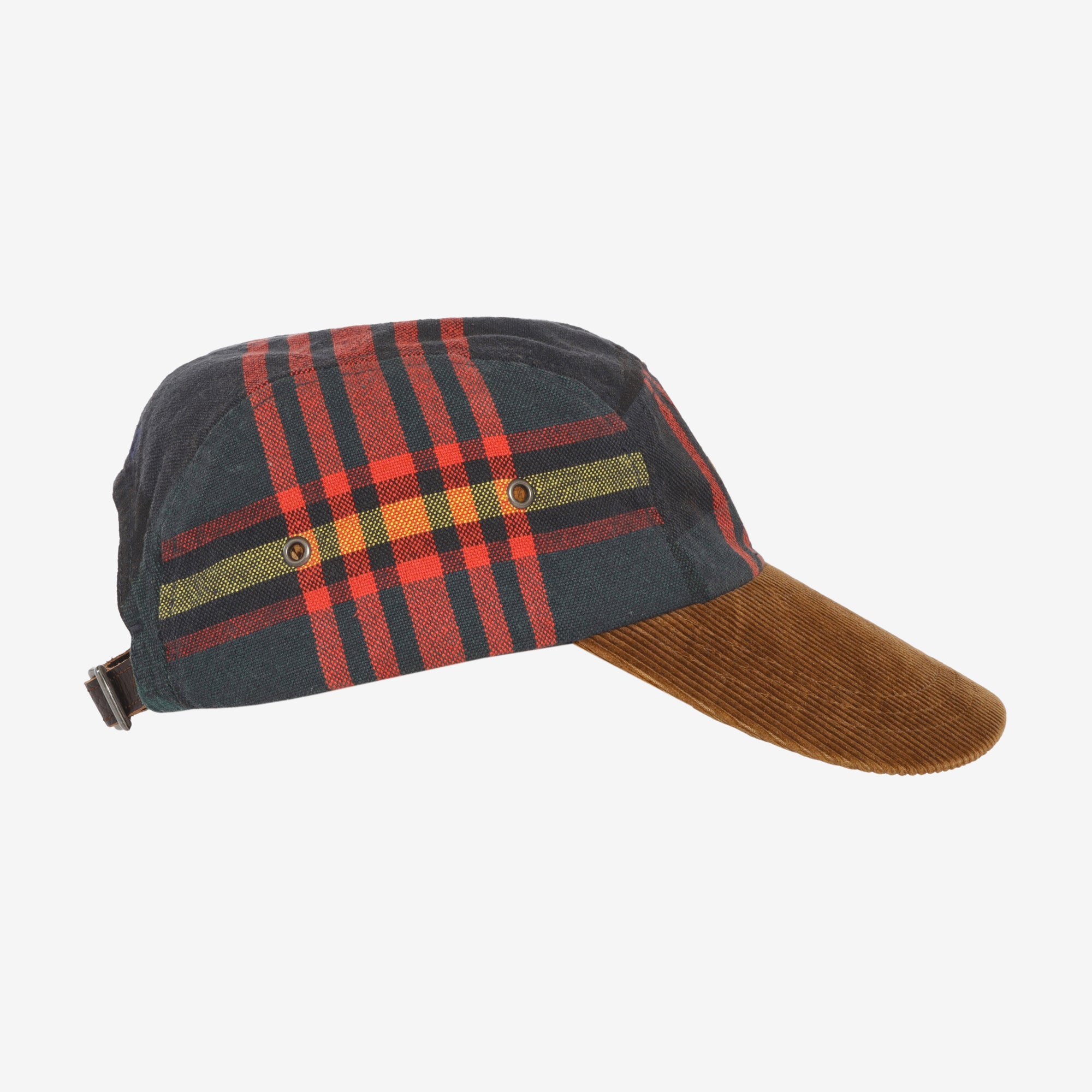 Patchwork Plaid Cap