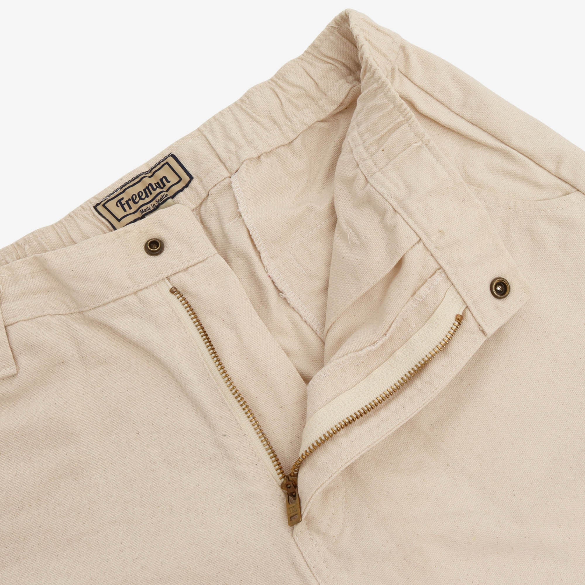 Canvas Elasticated Shorts