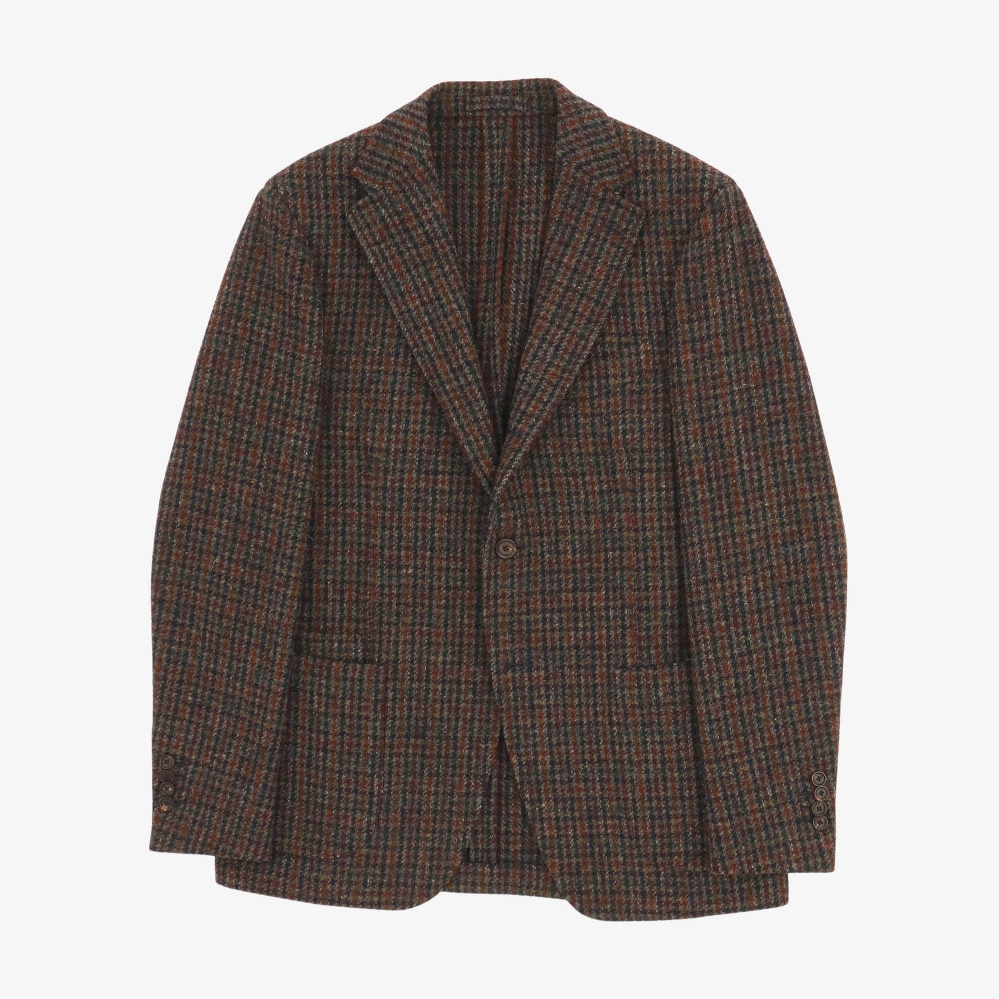 Gun Club Check Tweed Blazer