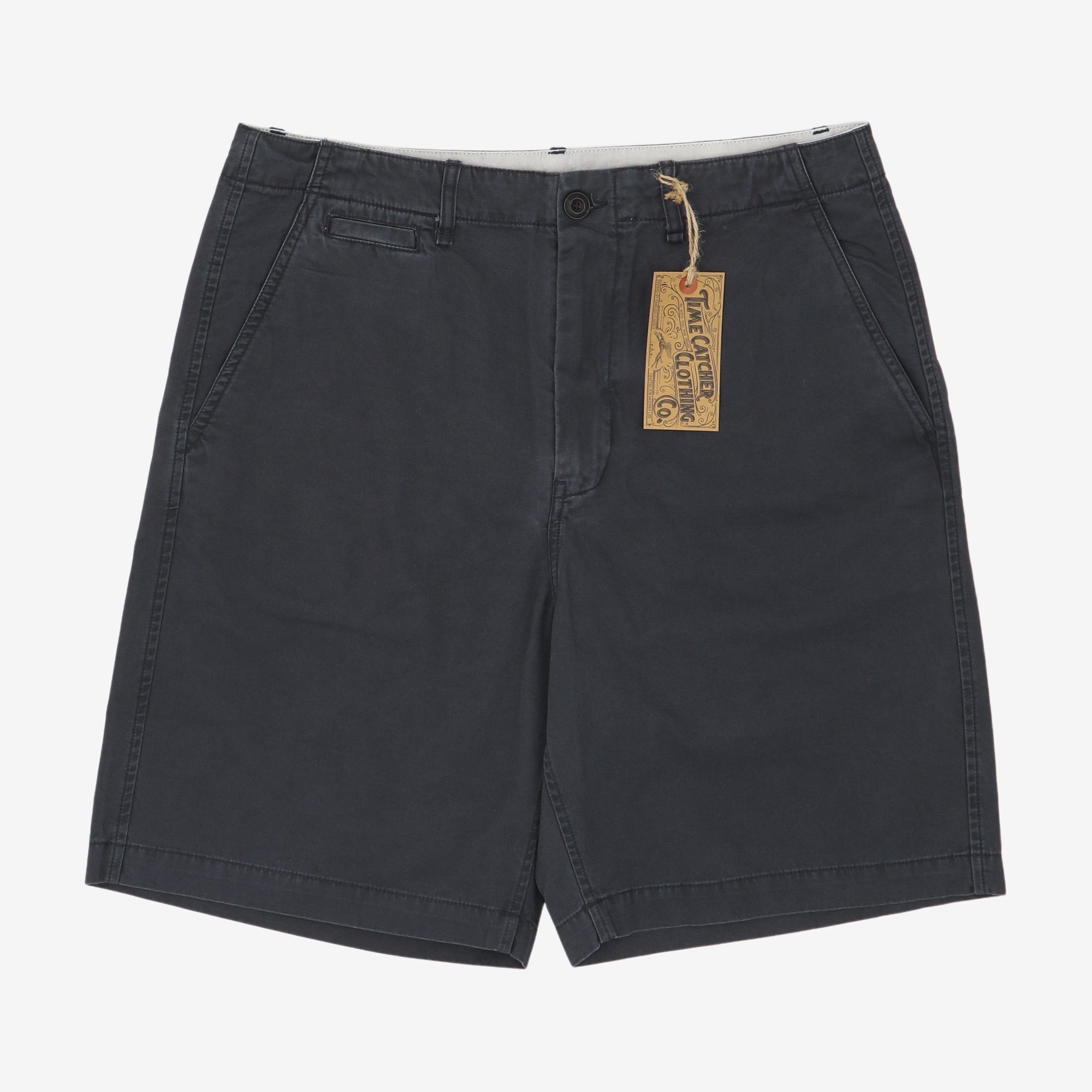 1930s Washed Officer Chino Shorts (31W)