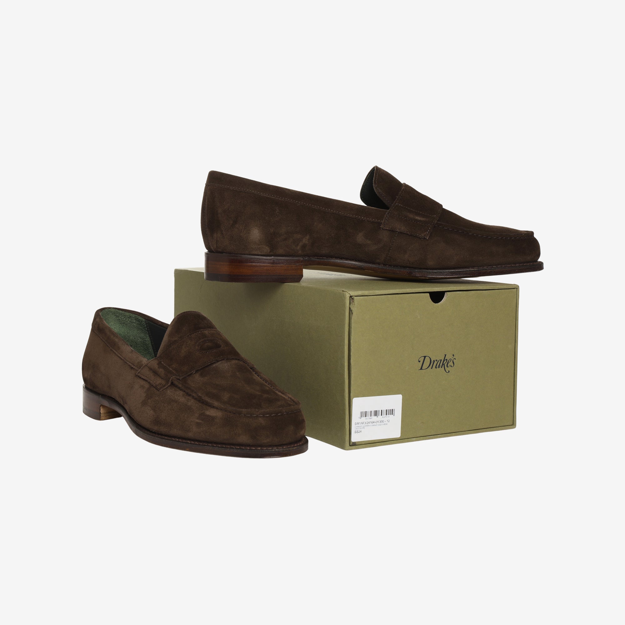 Suede Charles Mk II Penny Loafer + Trees