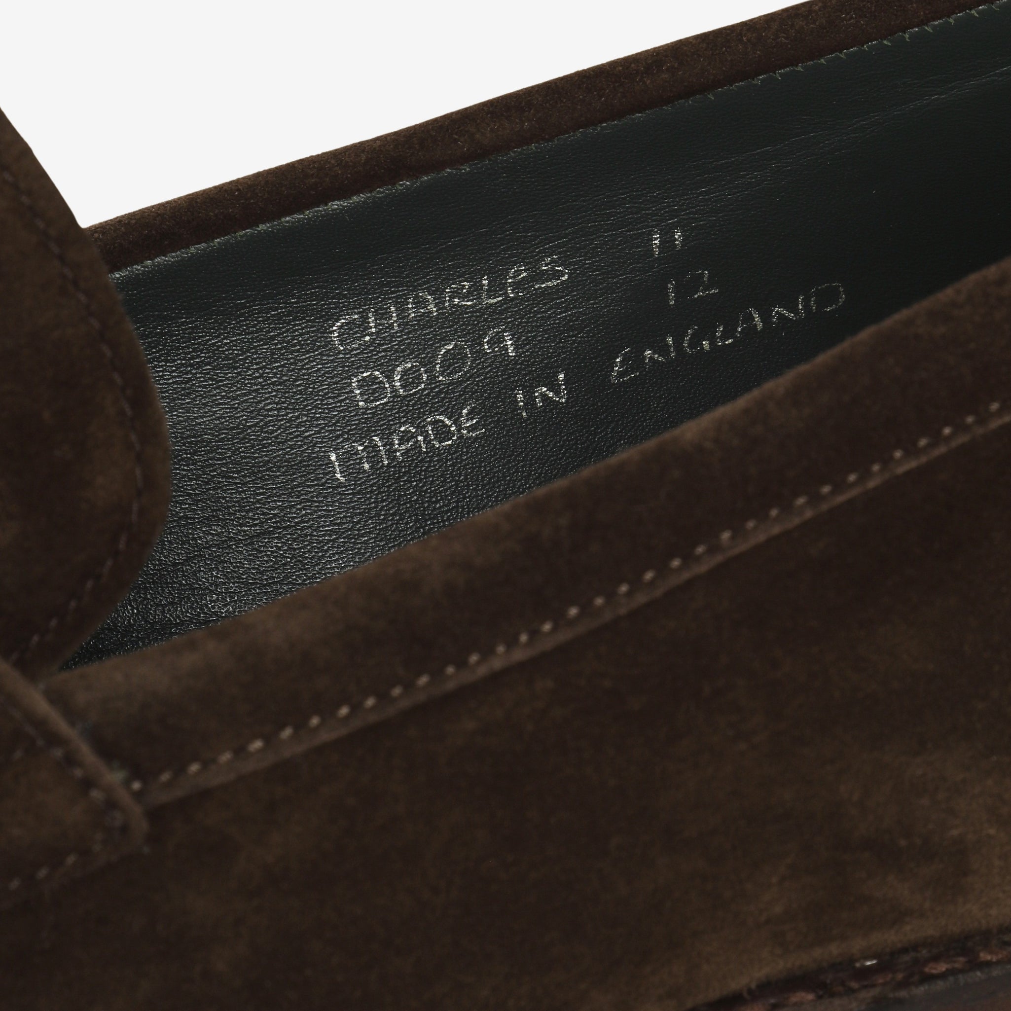 Suede Charles Mk II Penny Loafer + Trees