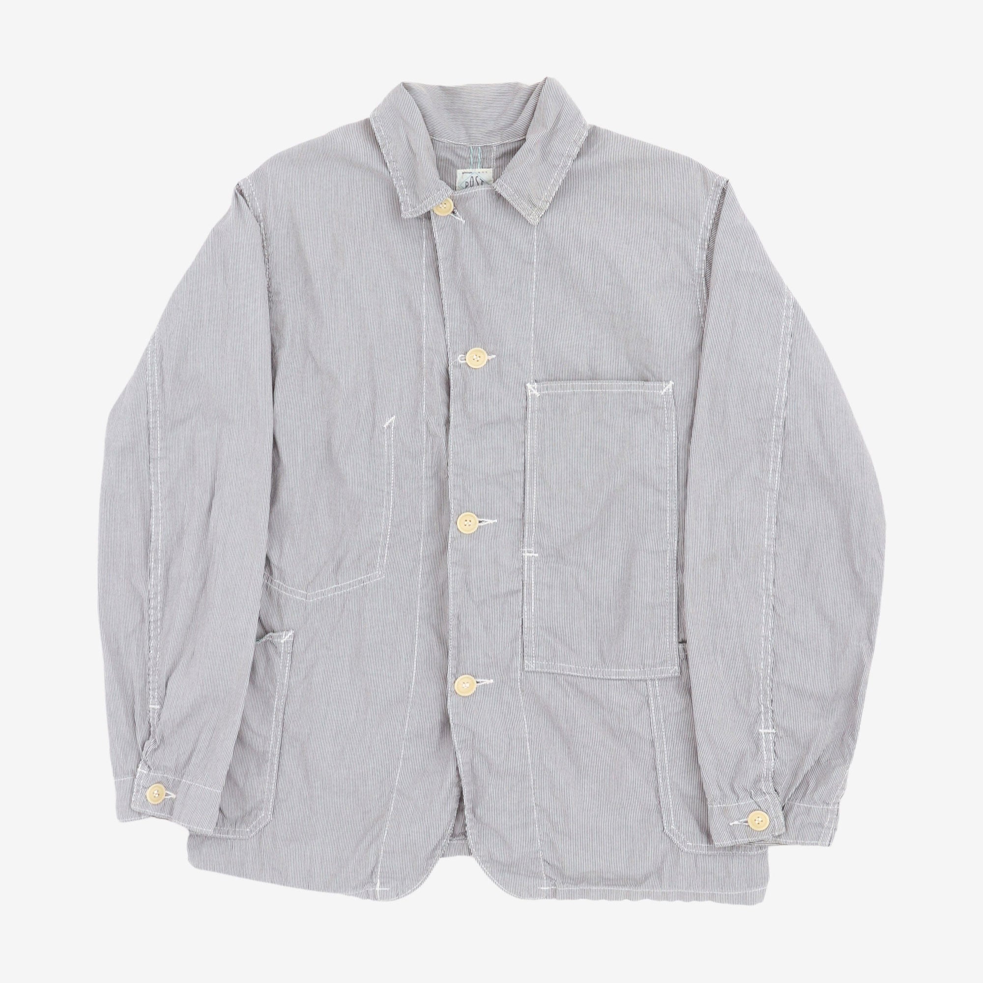 Striped Coverall Jacket