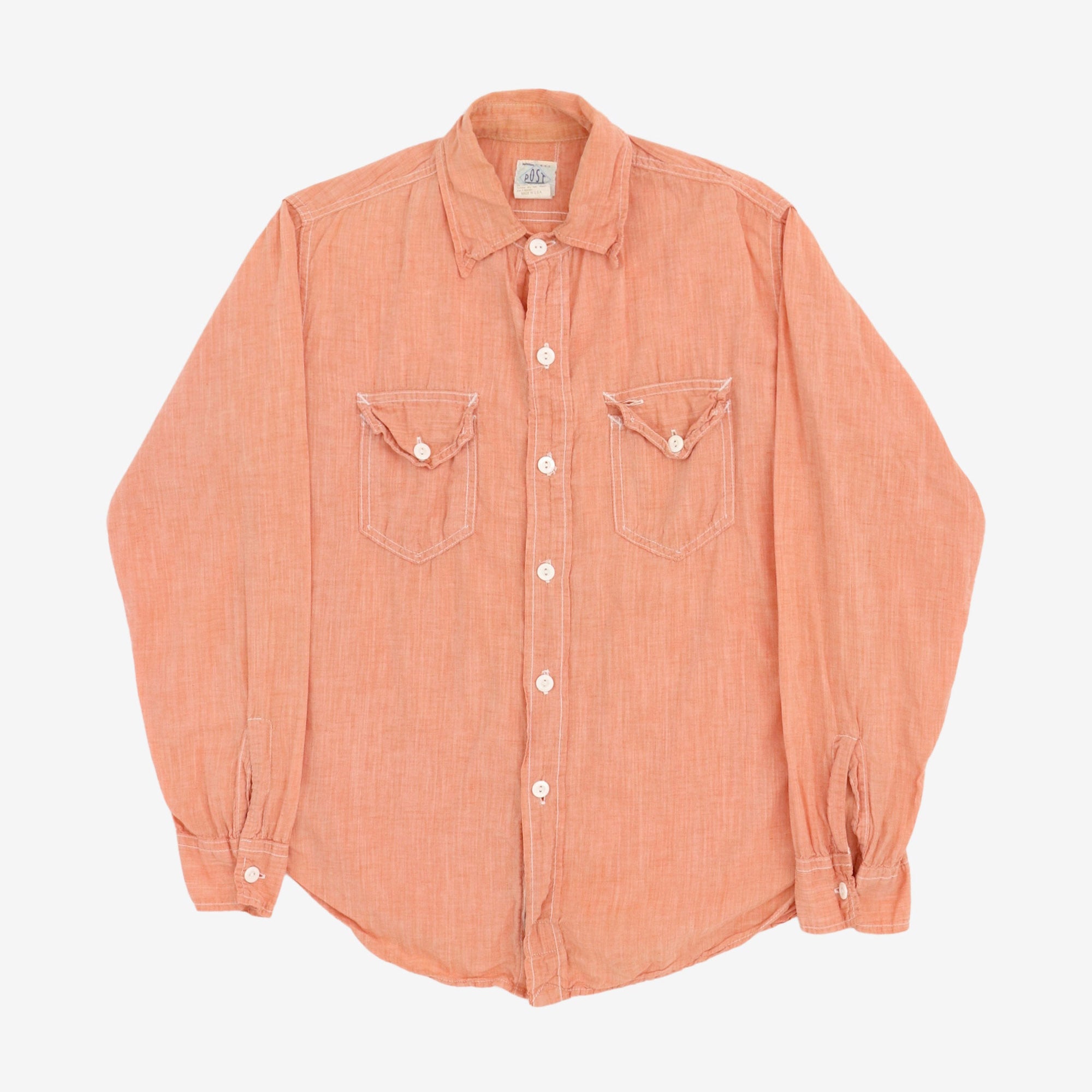 Linen Blend Work Shirt