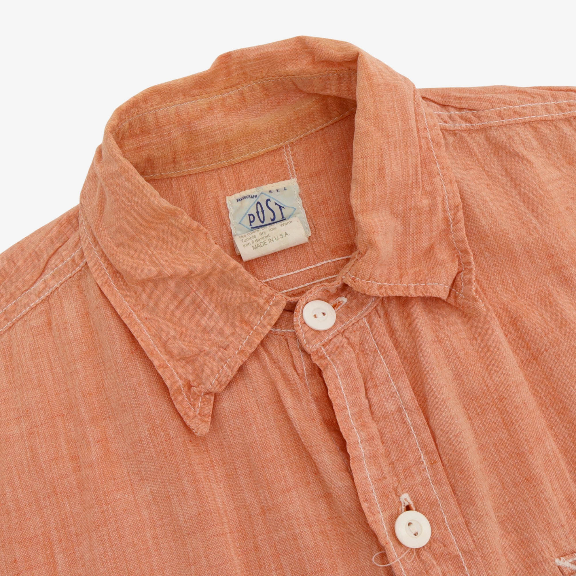 Linen Blend Work Shirt