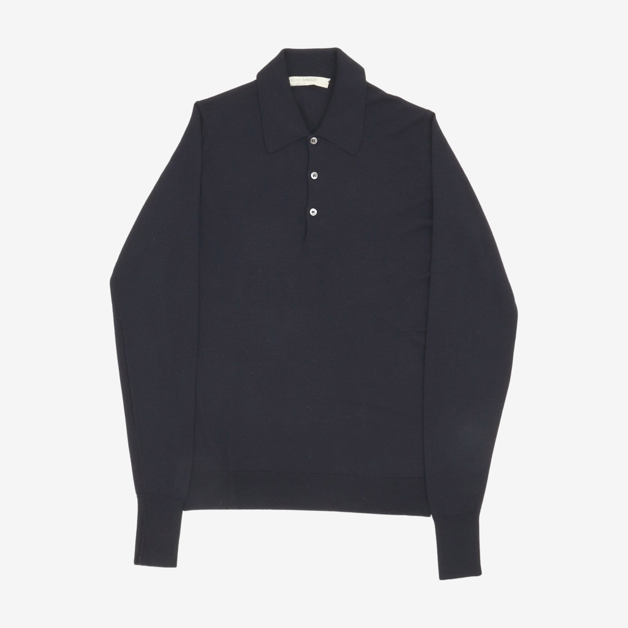 Wool Knitted Polo Shirt