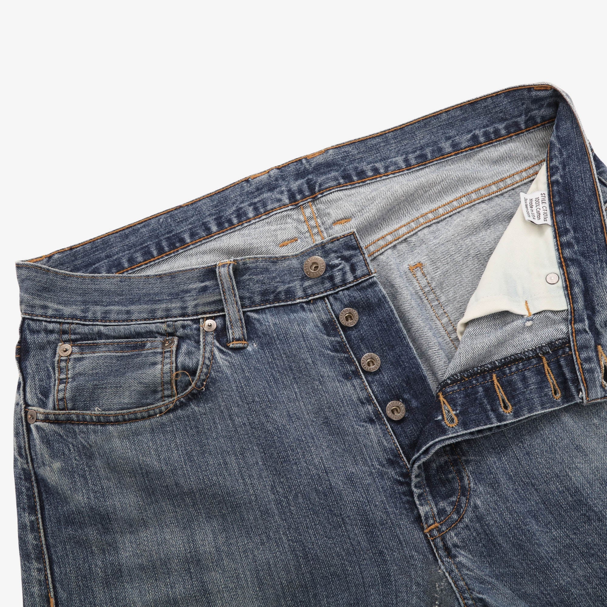 12oz Stonewashed Selvedge Jeans (34W X 27L)