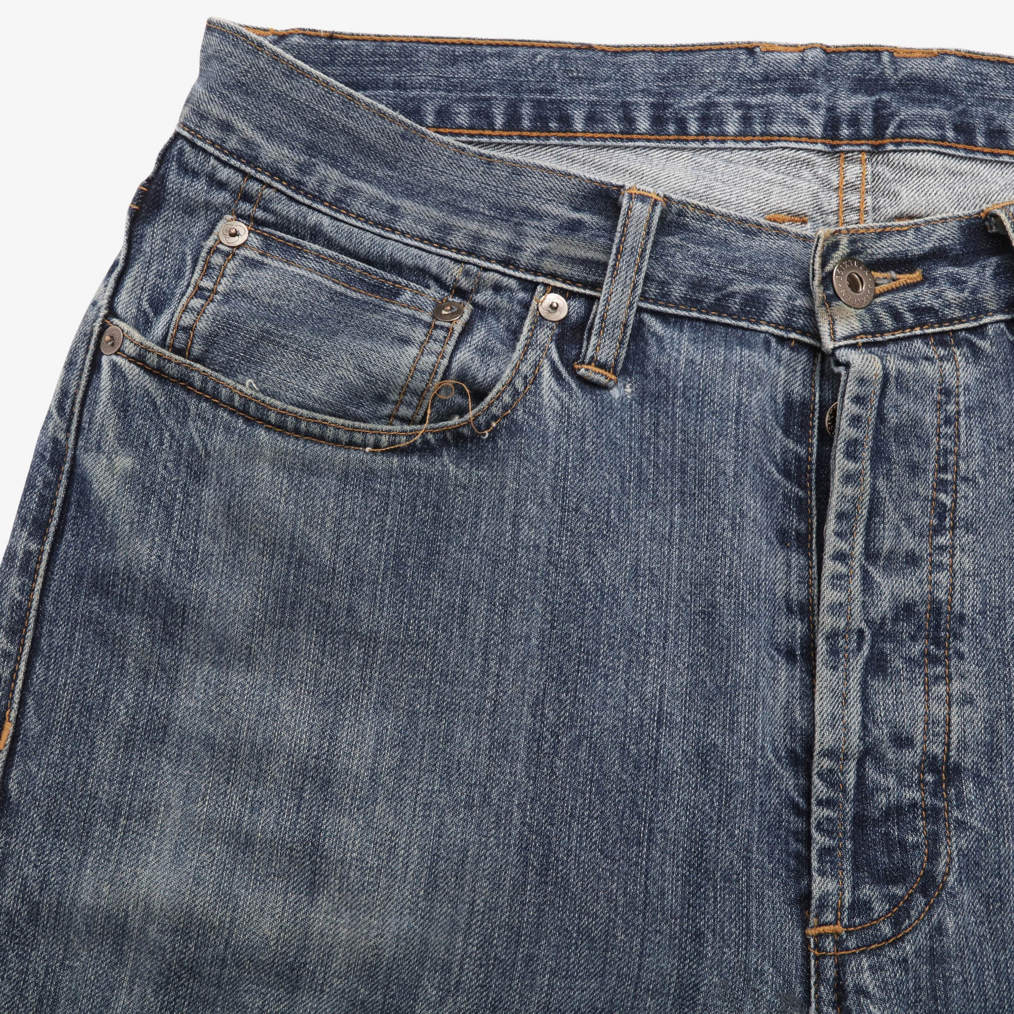 12oz Stonewashed Selvedge Jeans (34W X 27L)