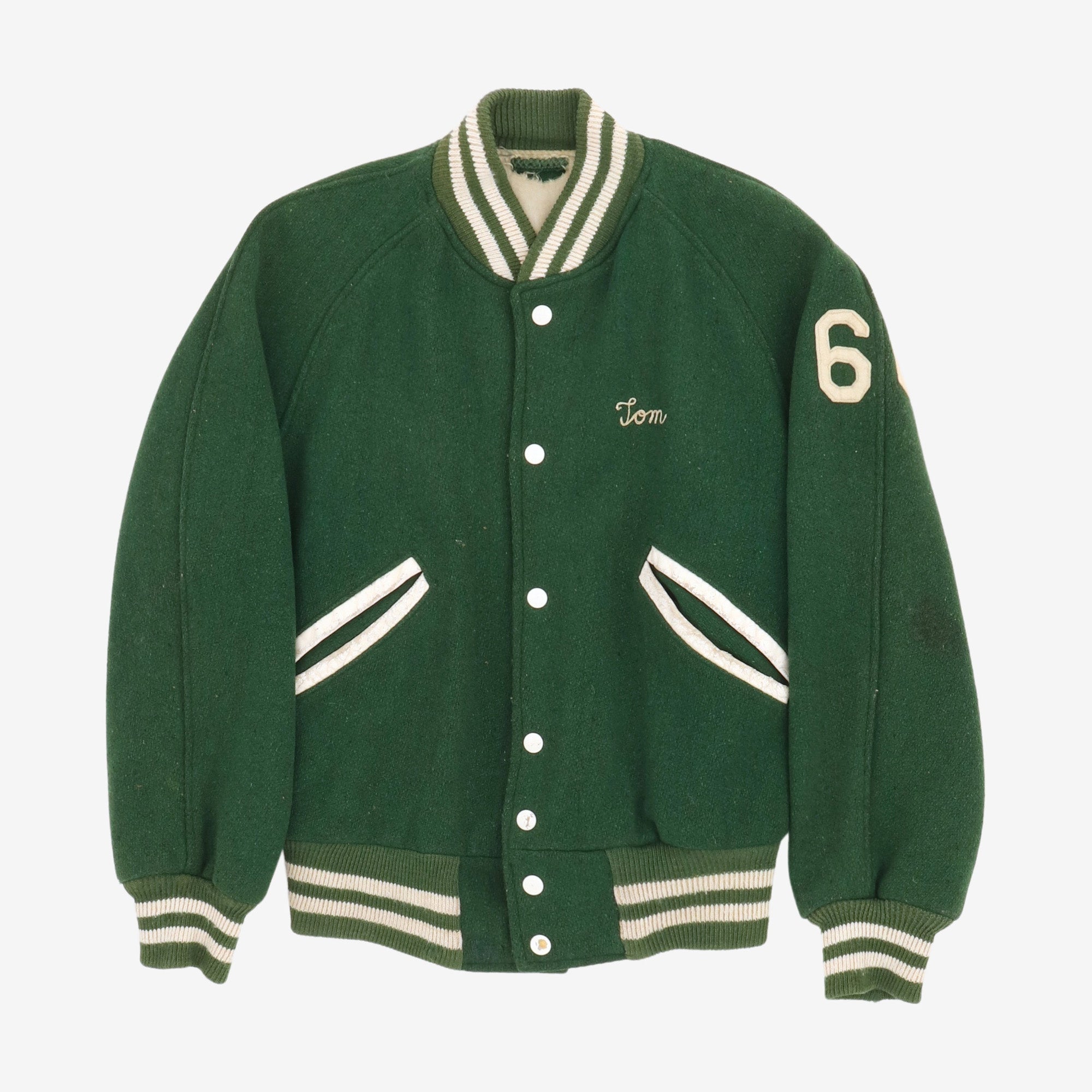 Wool Varsity Bomber