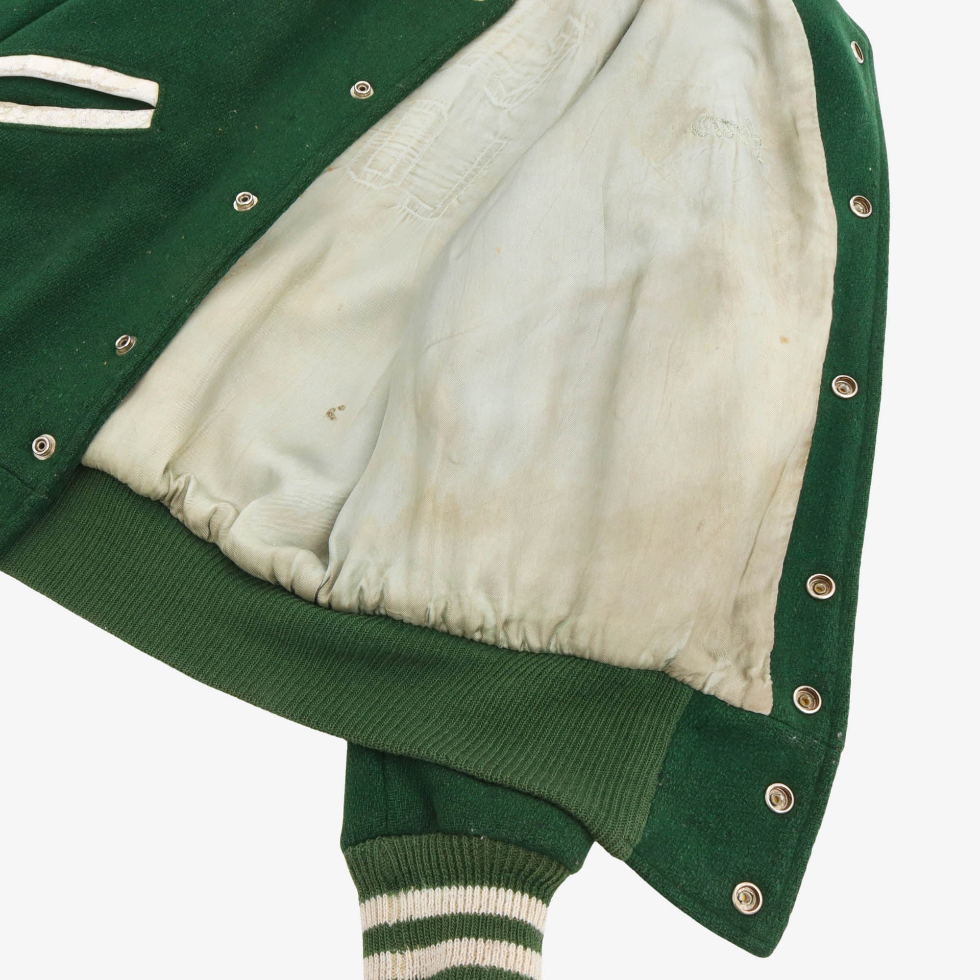 Wool Varsity Bomber