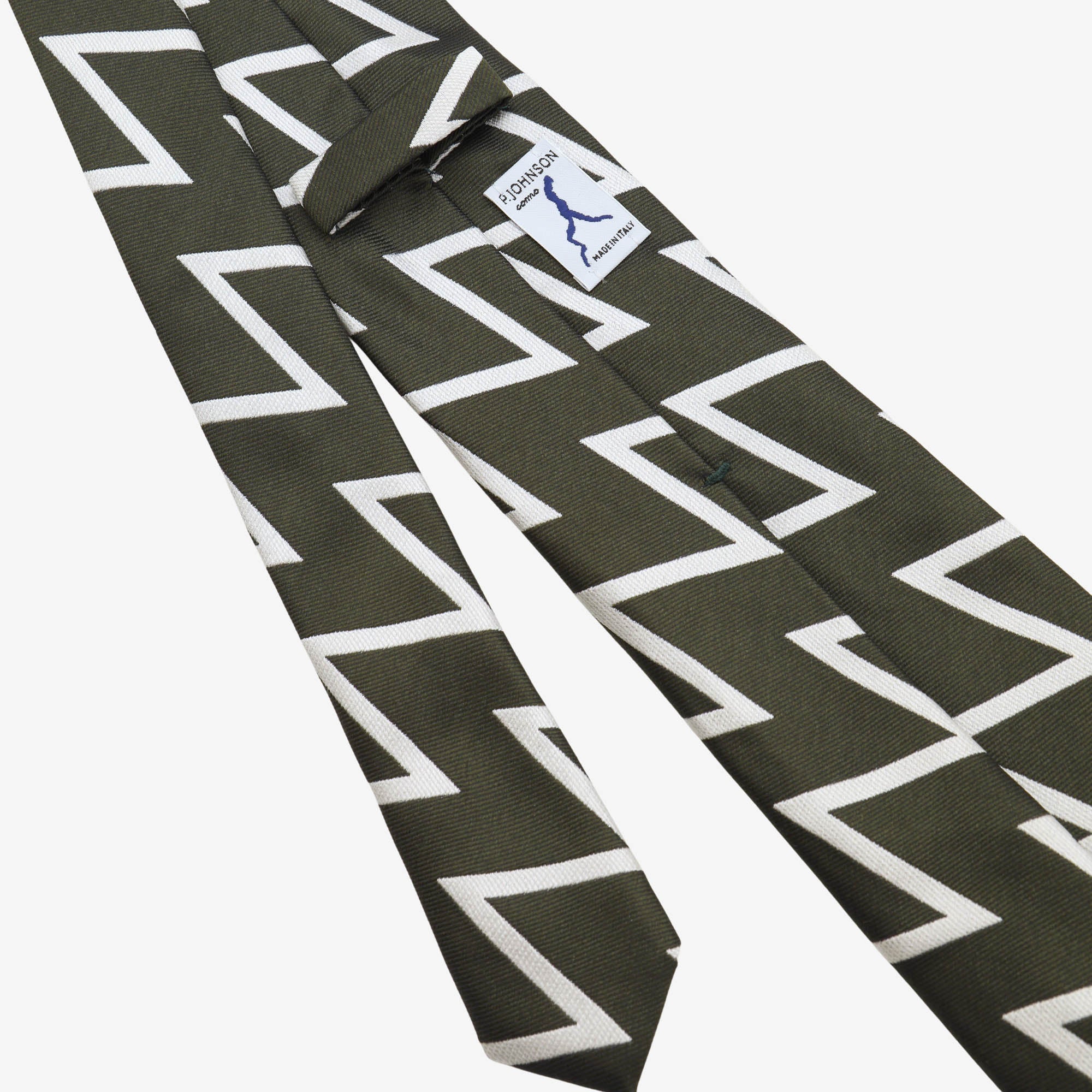 Silk Zig Zag Tie