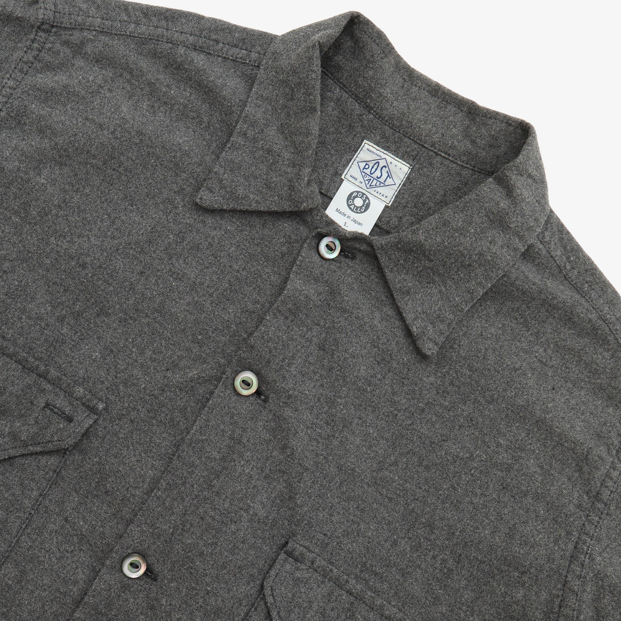 Brushed Cotton Utility Work Shirt