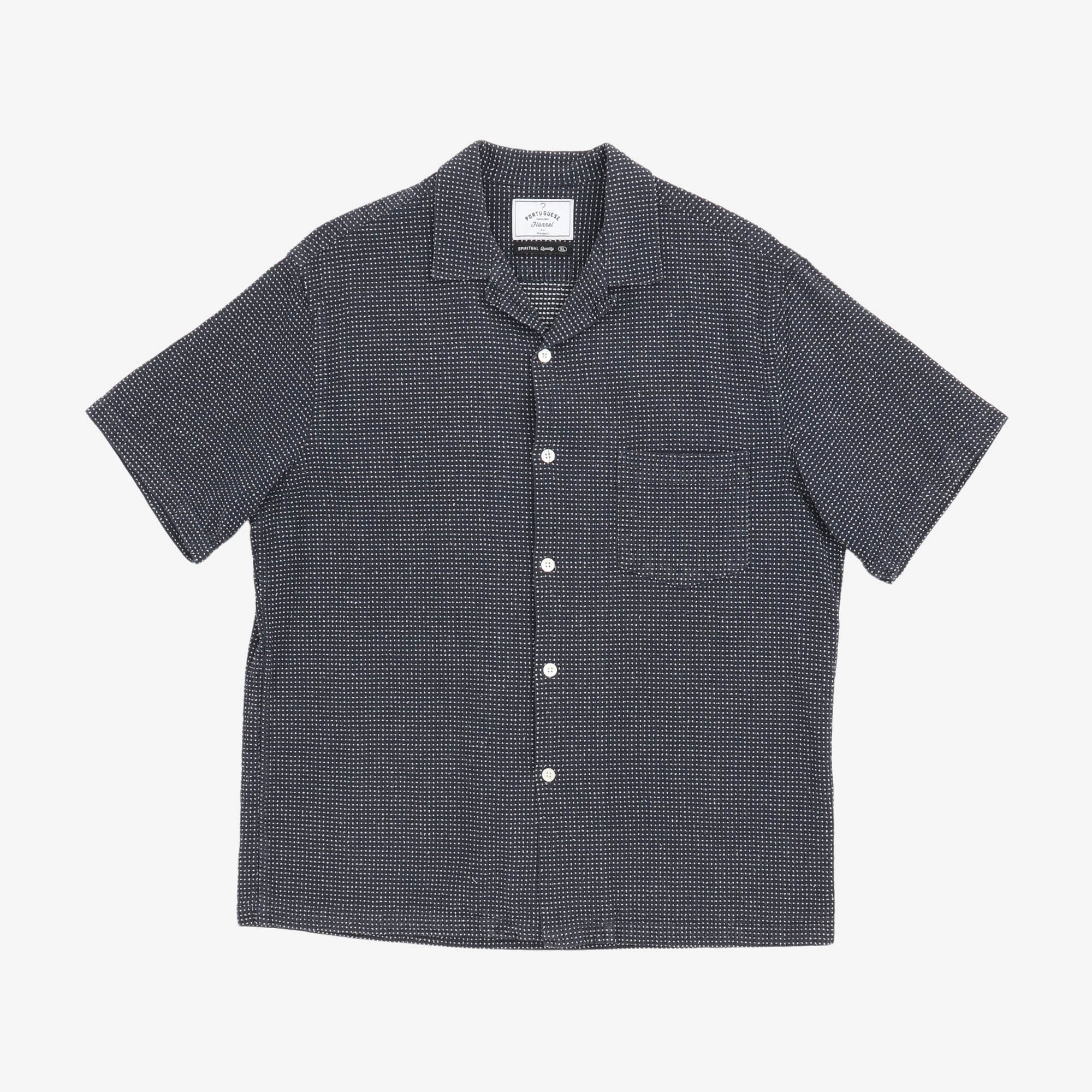 SS Flannel Dots Shirt