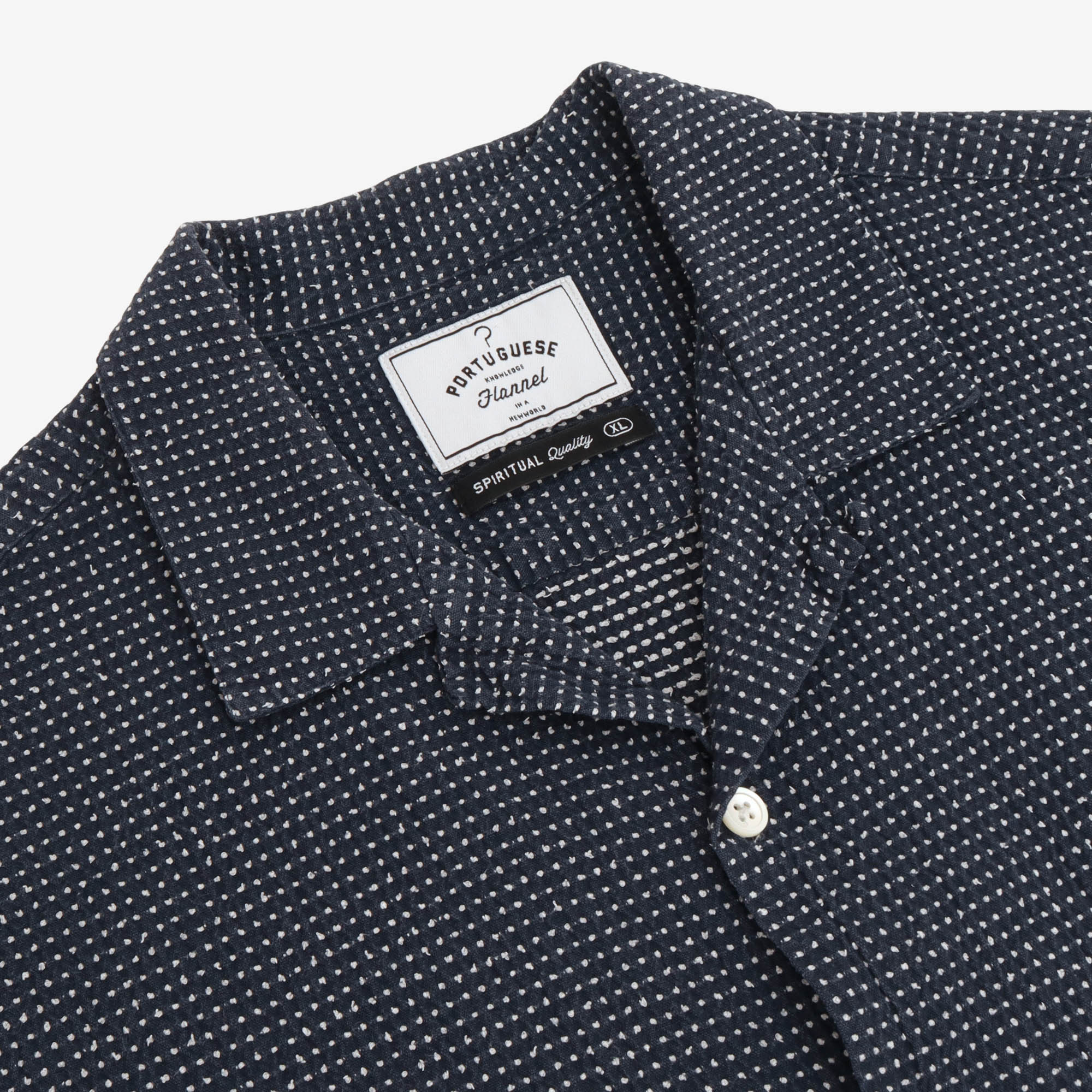 SS Flannel Dots Shirt
