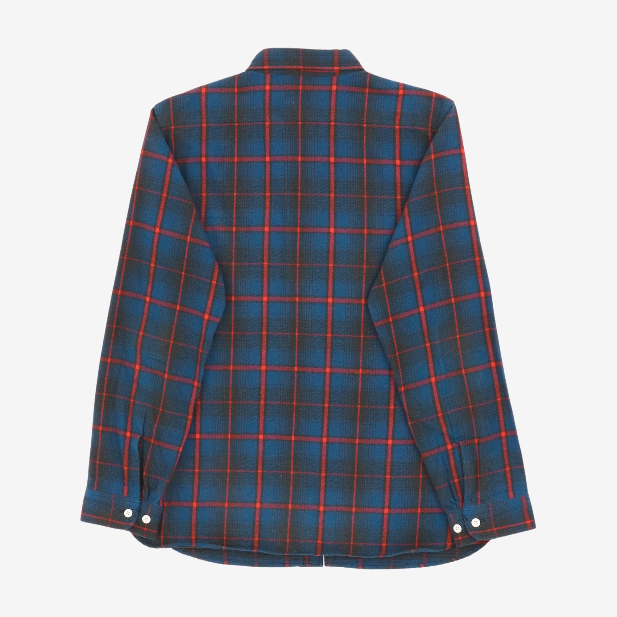Plaid Flannel Work Shirt (Hellers Cafe)