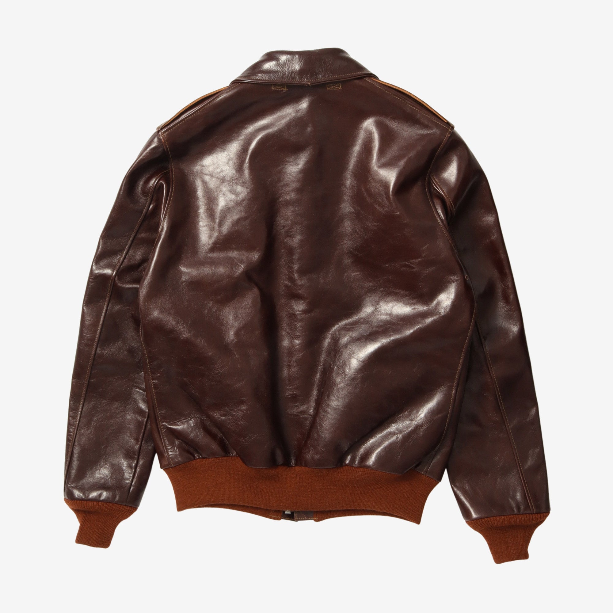 Rough Wear Type A-2 Leather Flight Jacket