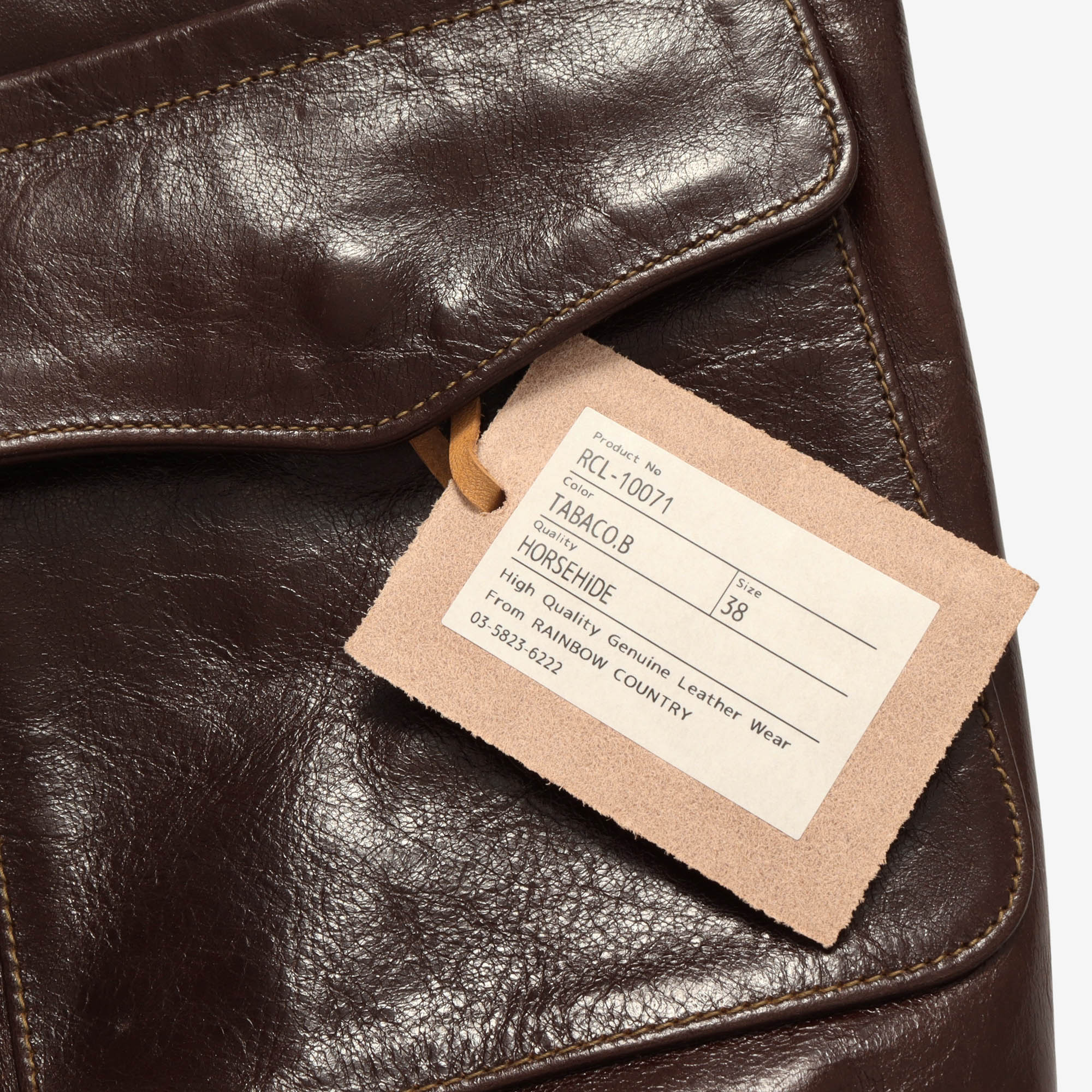 Rough Wear Type A-2 Leather Flight Jacket
