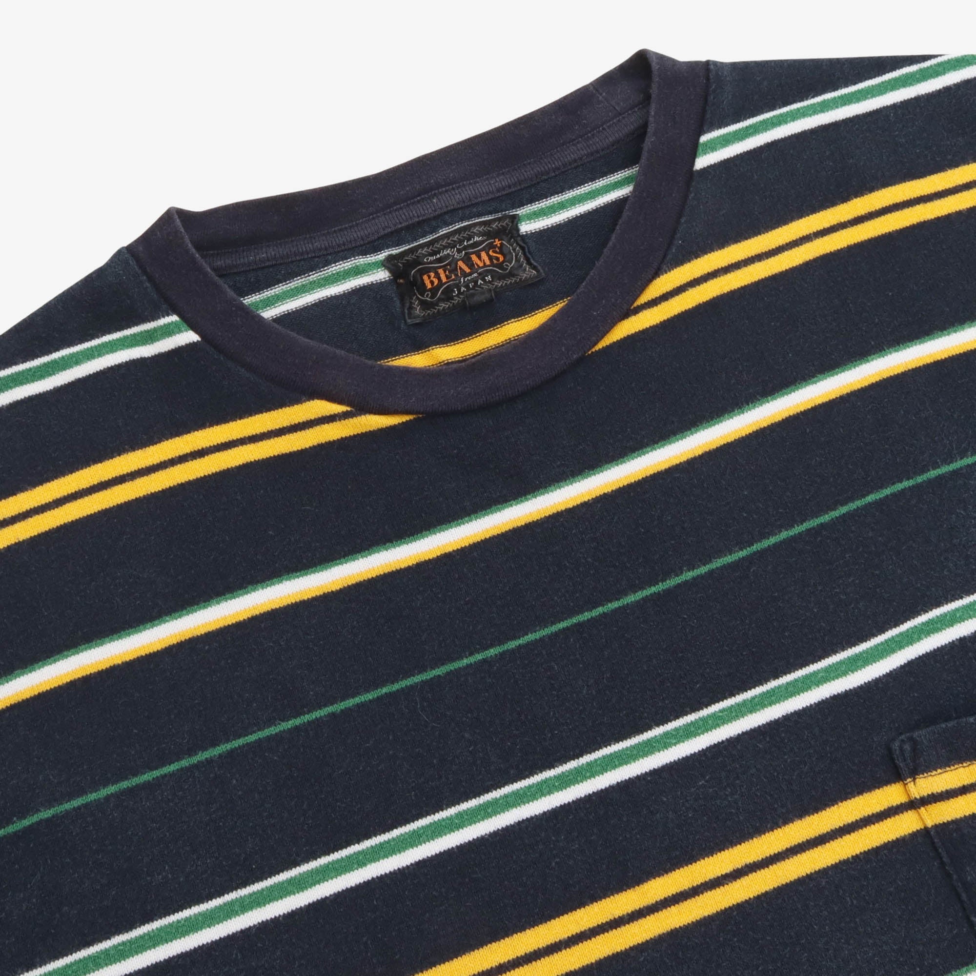 Multistripe LS Pocket Tee