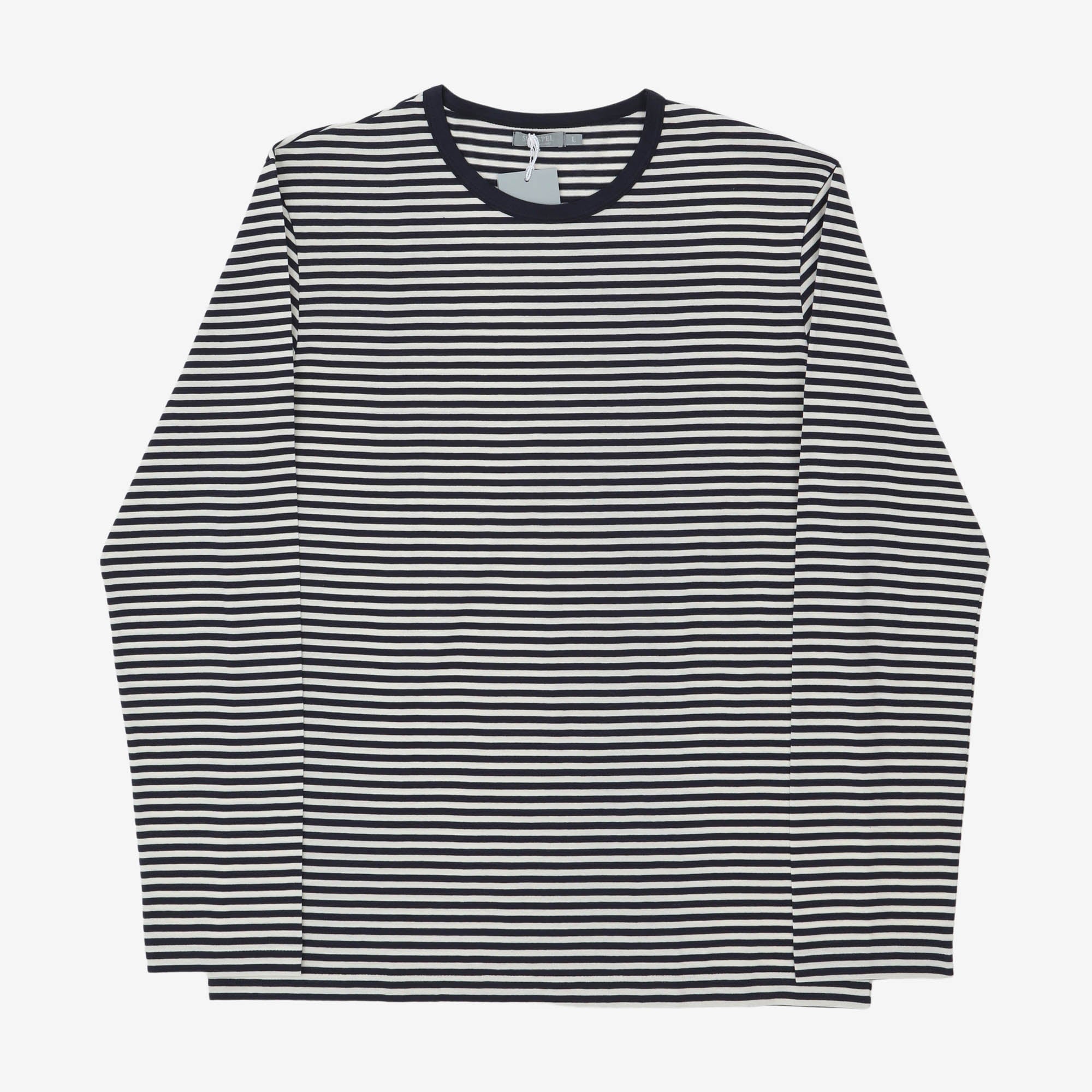 Striped LS Tee