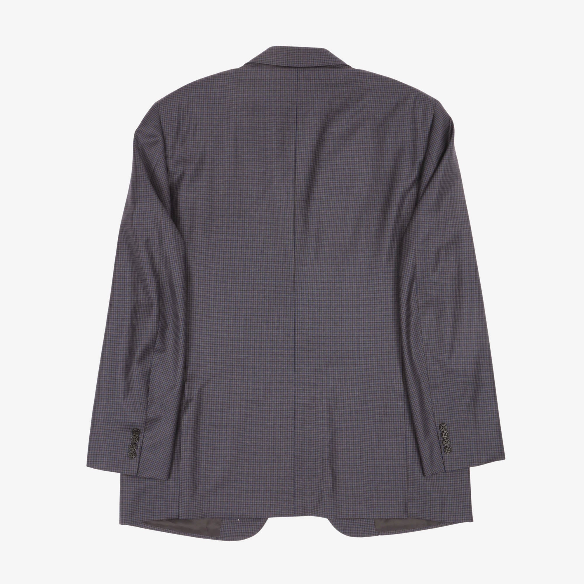 Check Wool Blazer