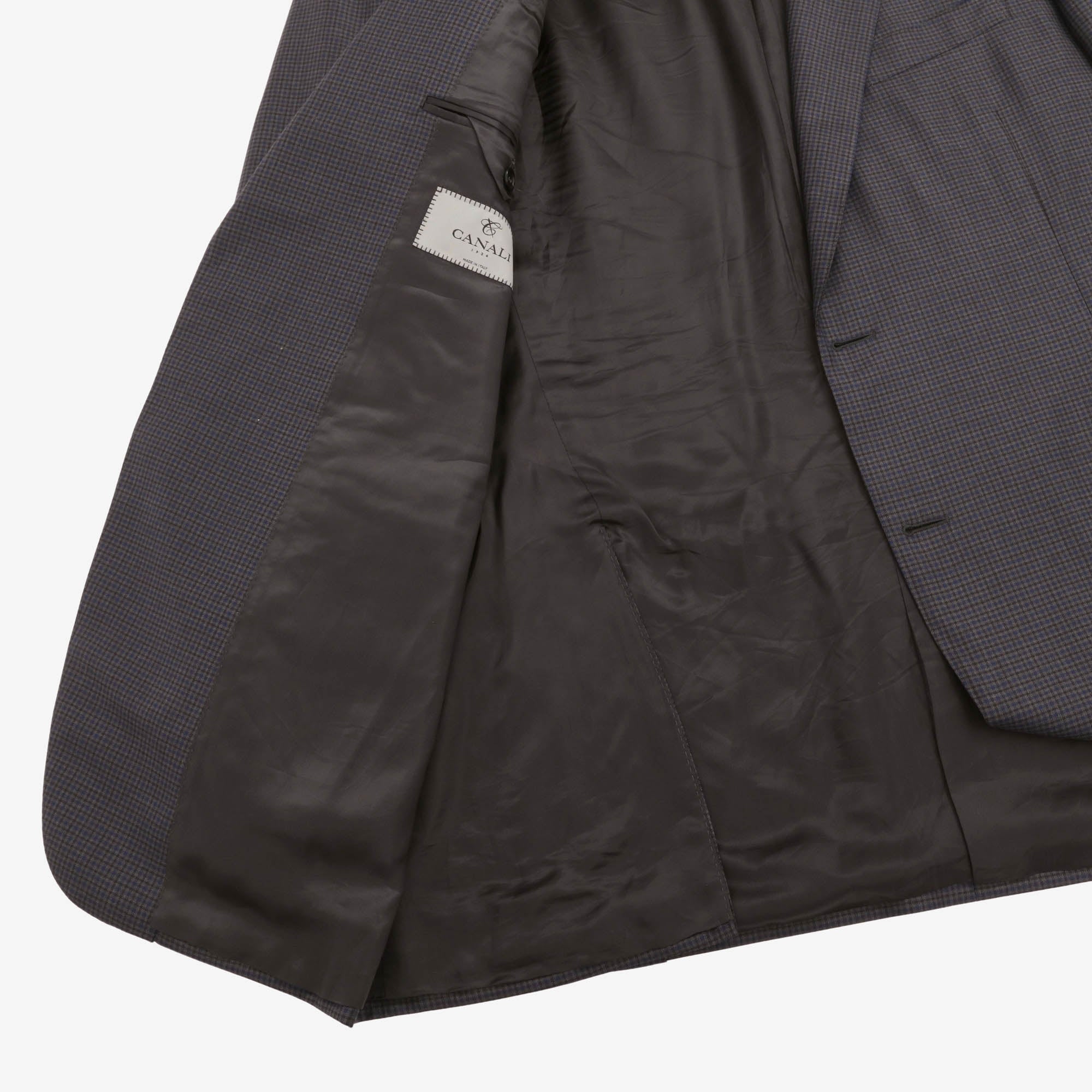 Check Wool Blazer