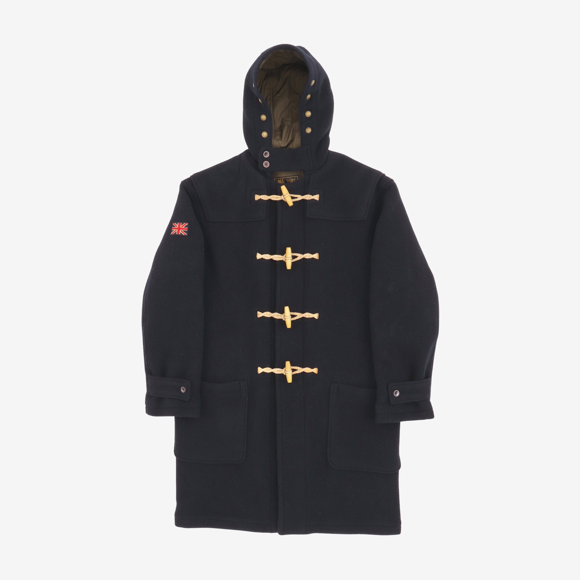 Double Faced Wool Toggle Coat