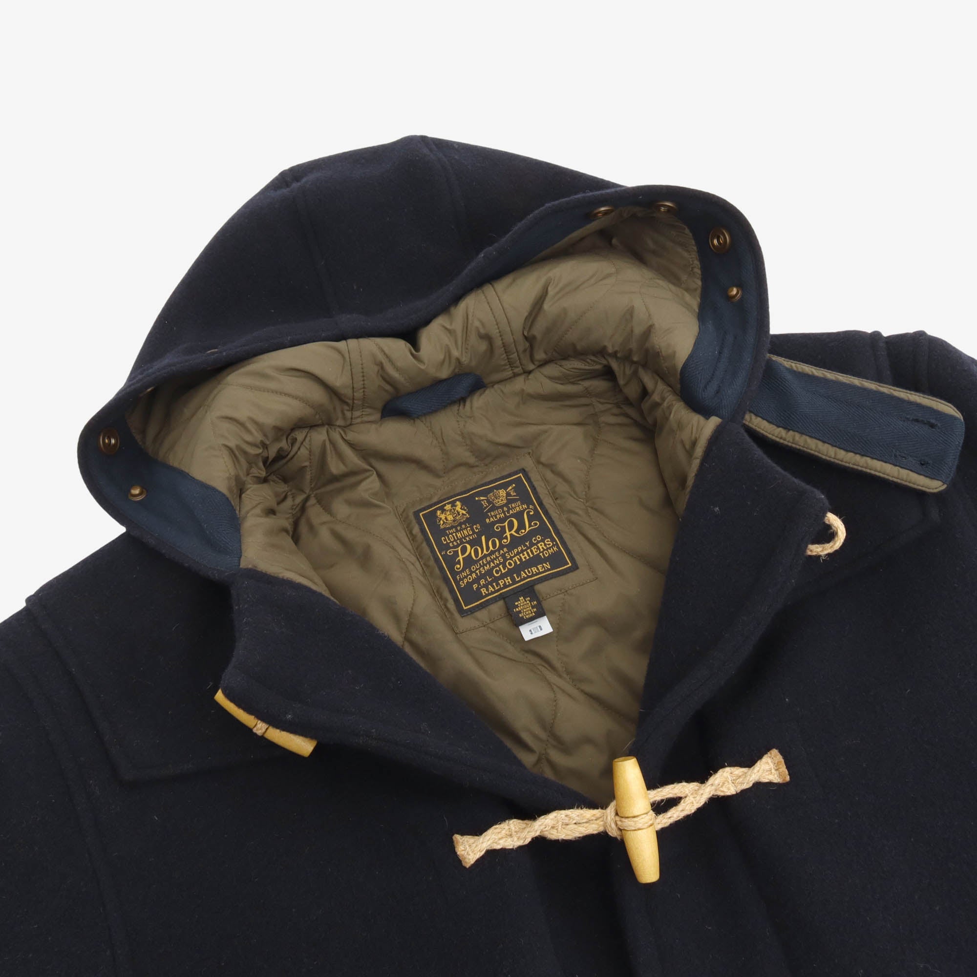 Double Faced Wool Toggle Coat
