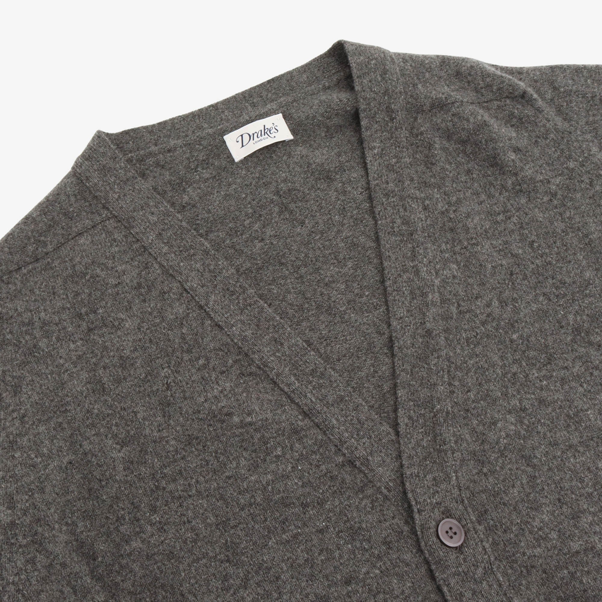Lambswool V Neck Cardigan