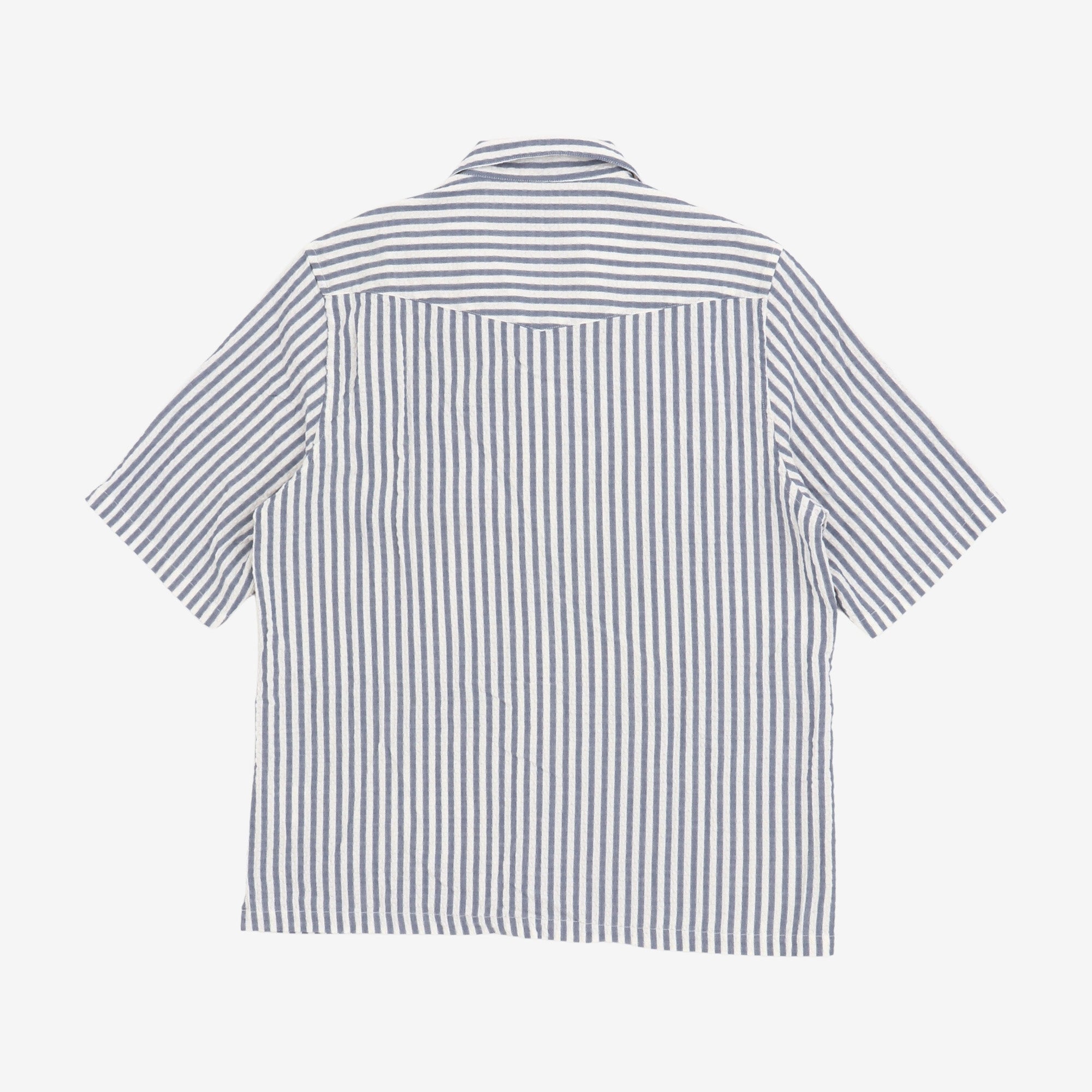 Eren SS Textured Cotton Stripe Shirt