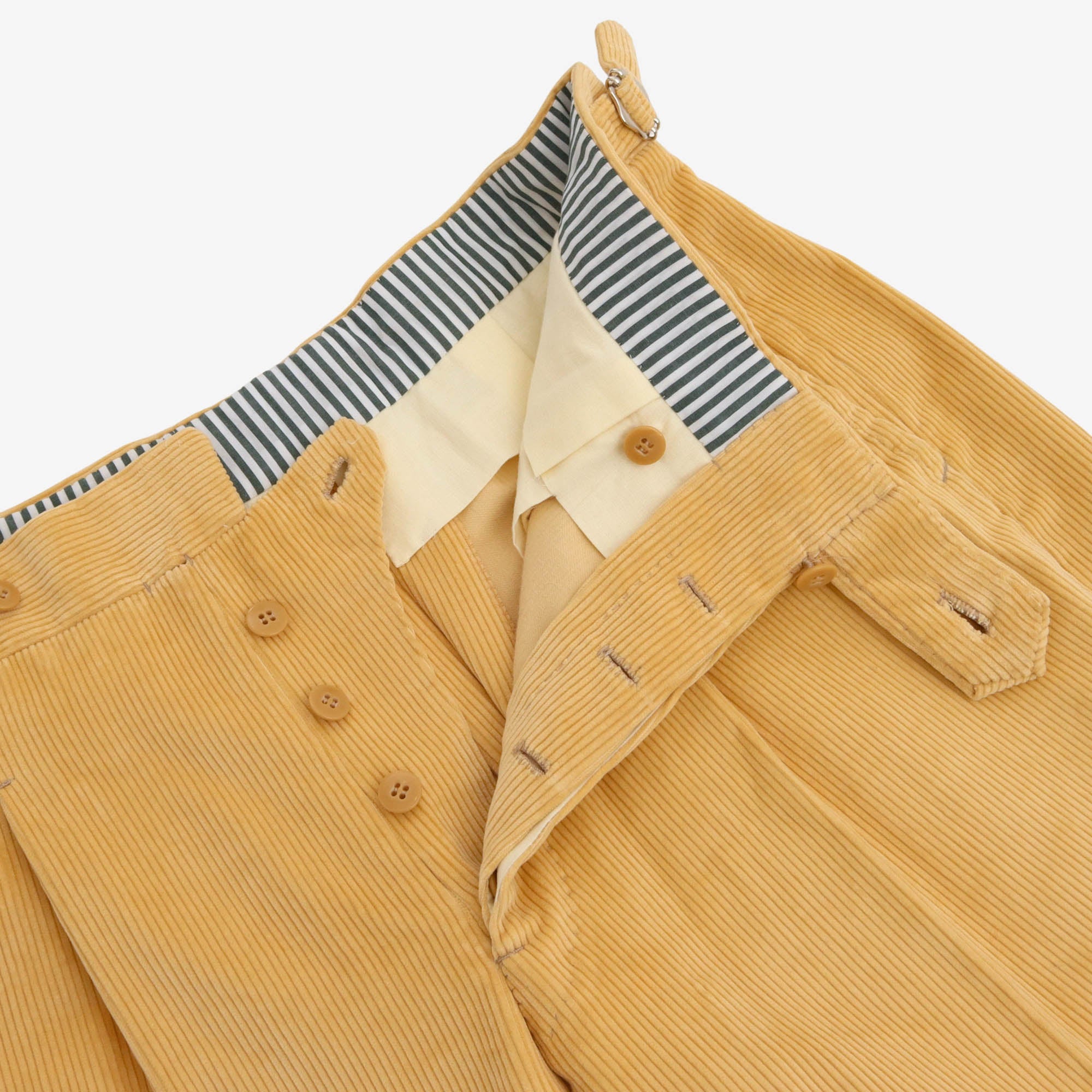 Pleated Corduroy Trousers (30W X 28L)