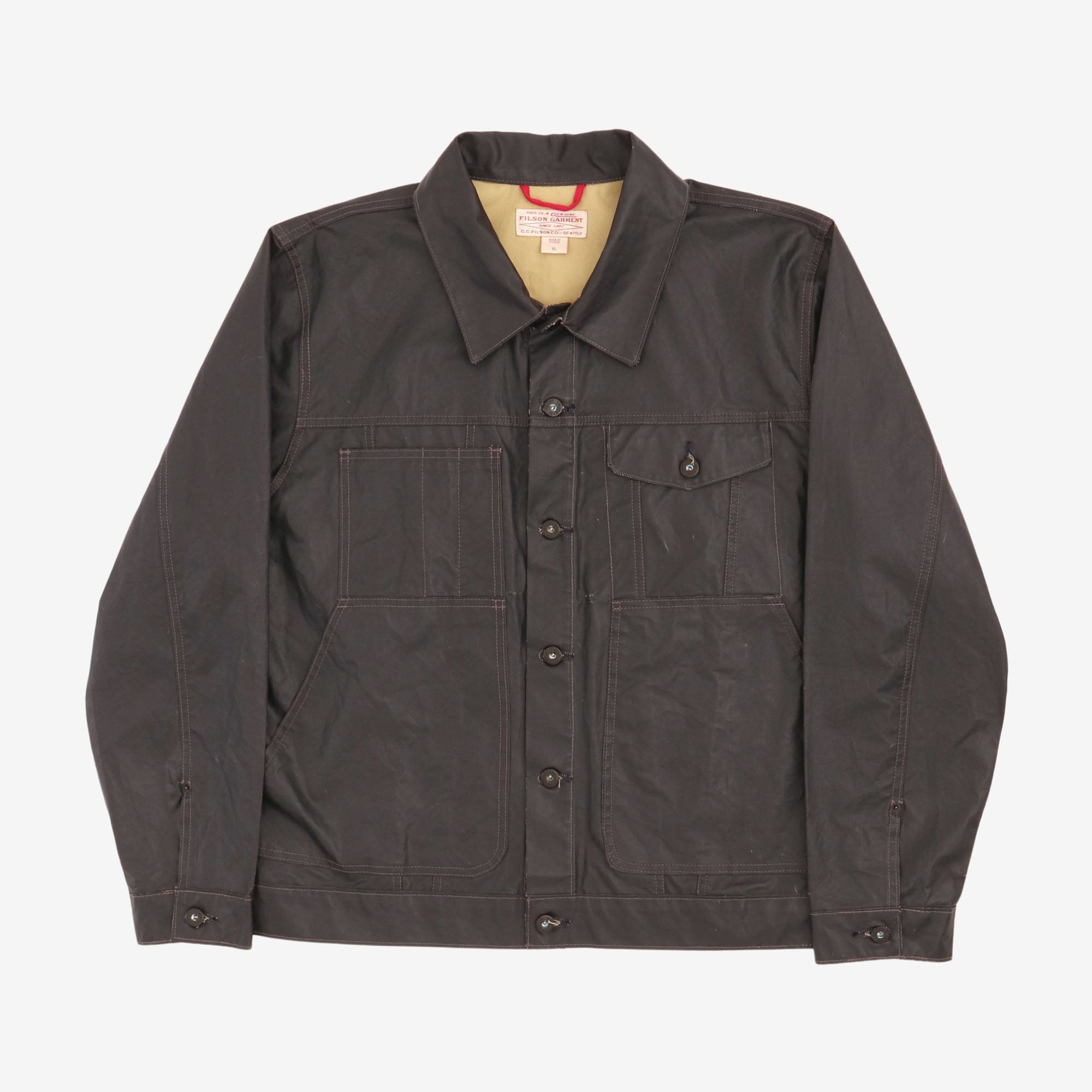 Tin Cloth Short Lined Cruiser Jacket