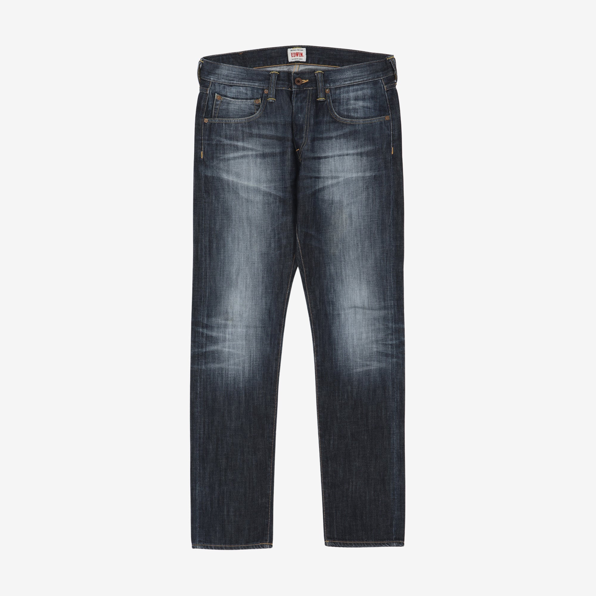 Relaxed Tapered Denim Jeans (33W X 33.5L)