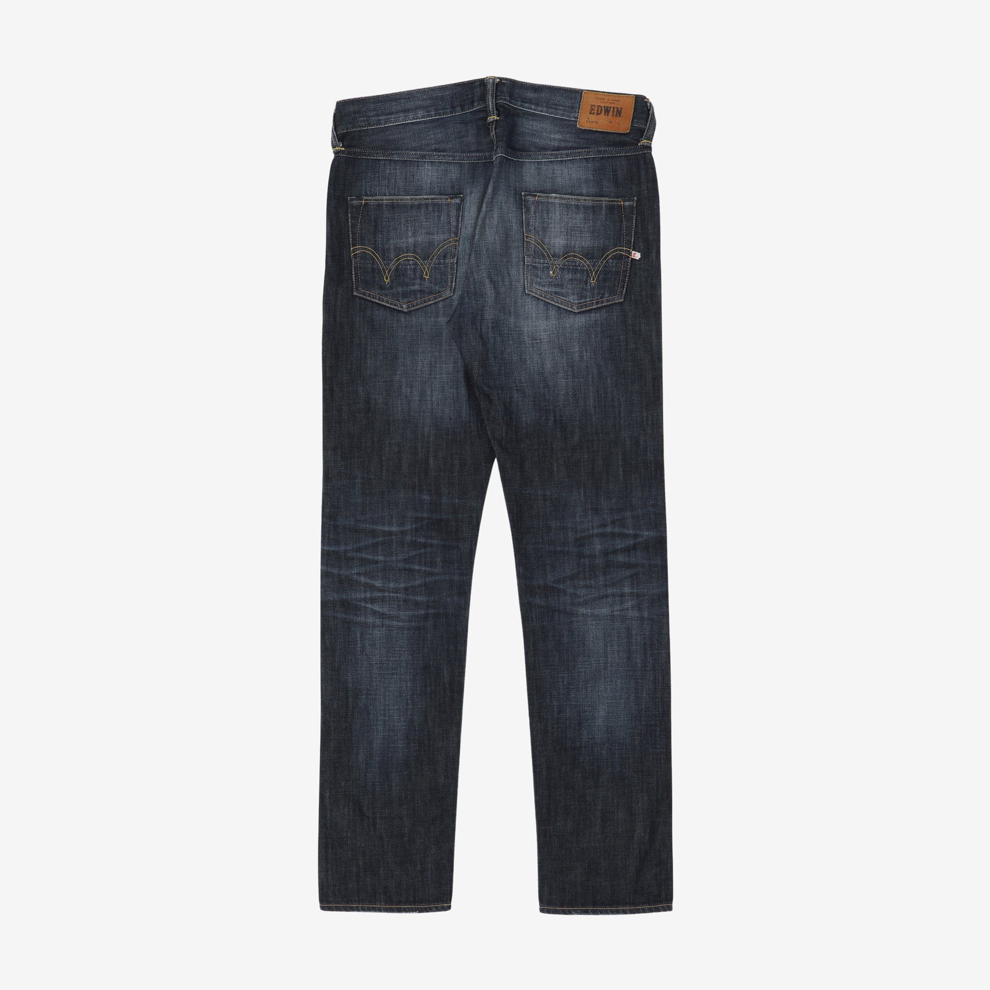 Relaxed Tapered Denim Jeans (33W X 33.5L)