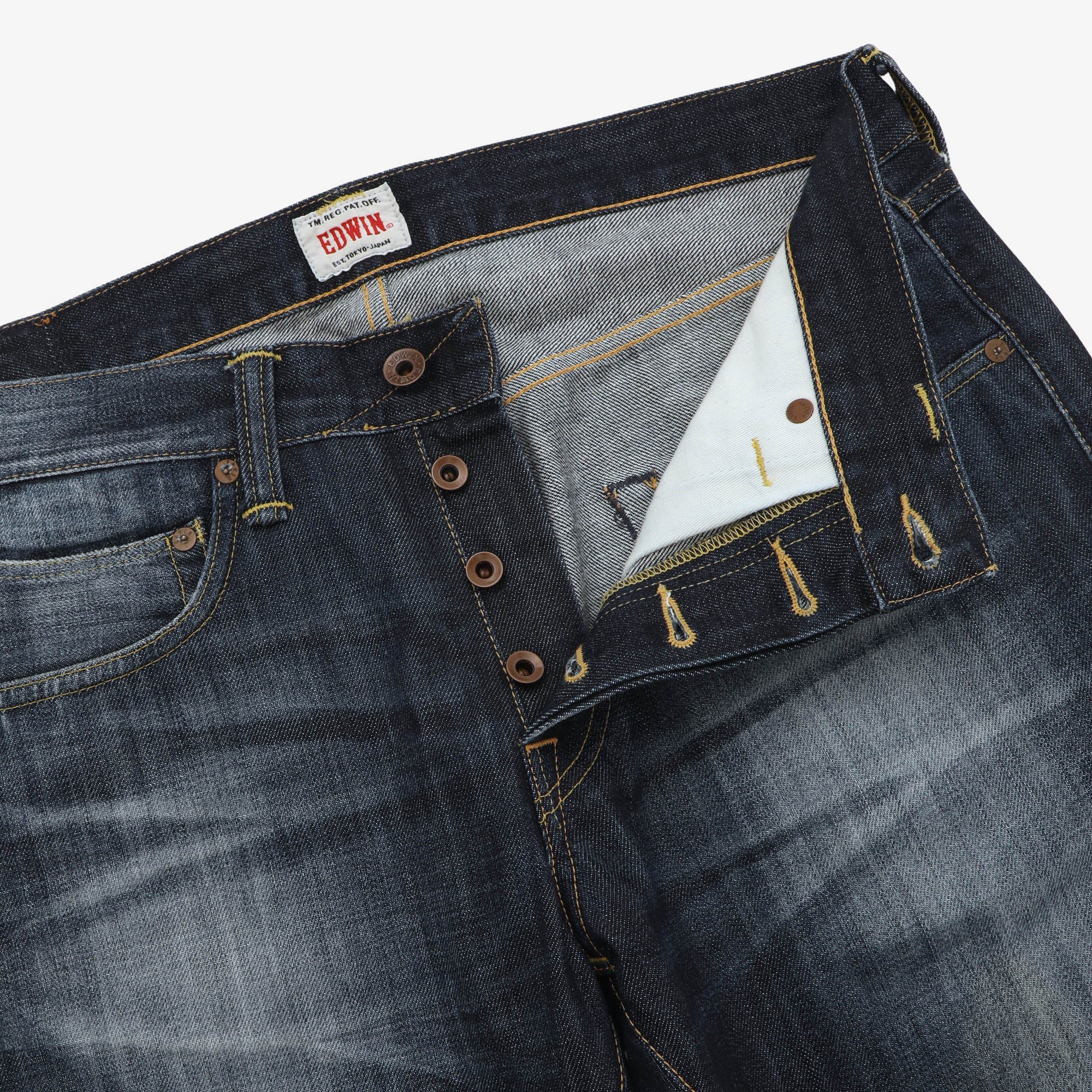 Relaxed Tapered Denim Jeans (33W X 33.5L)