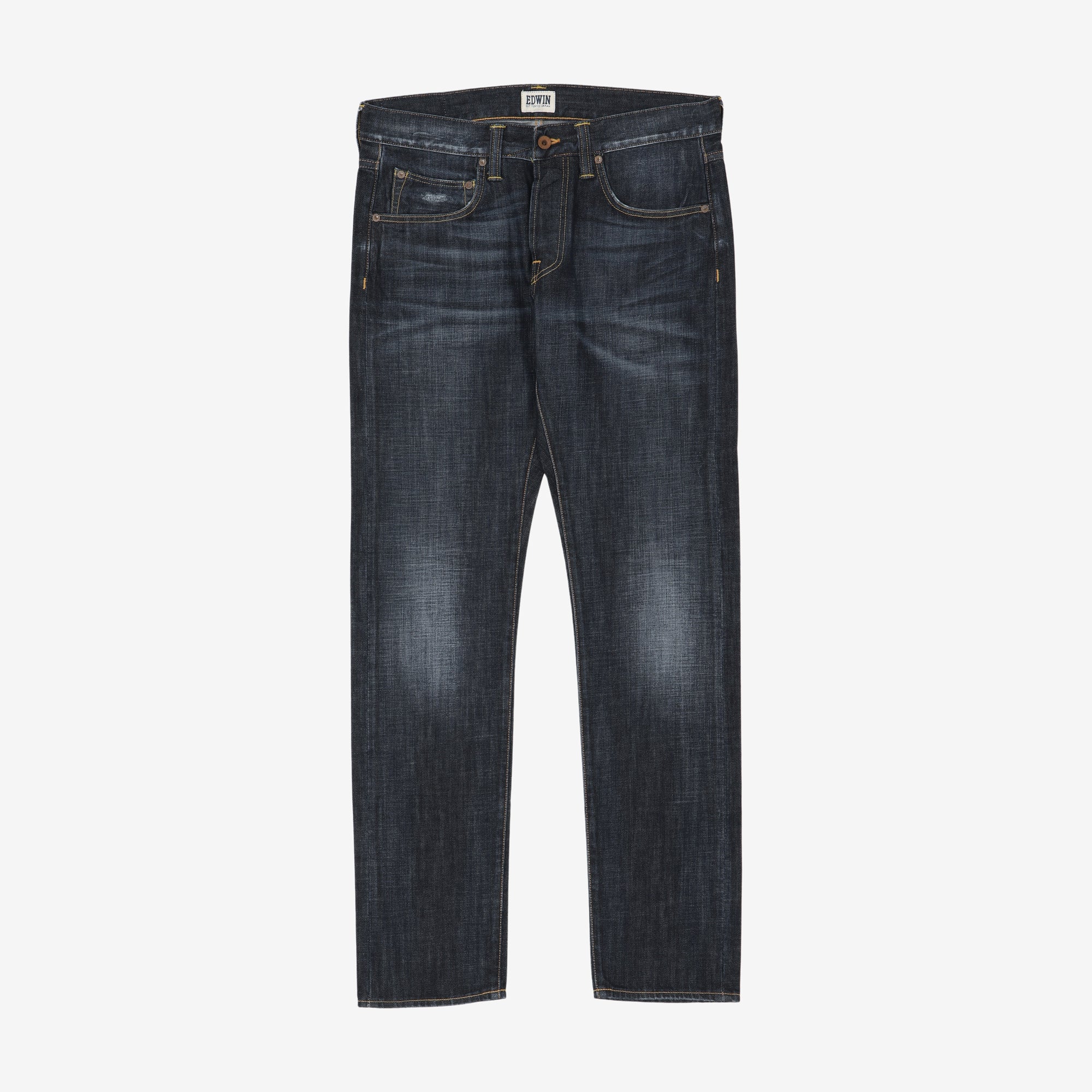 Relaxed Tapered Denim Jeans (35W X 34L)